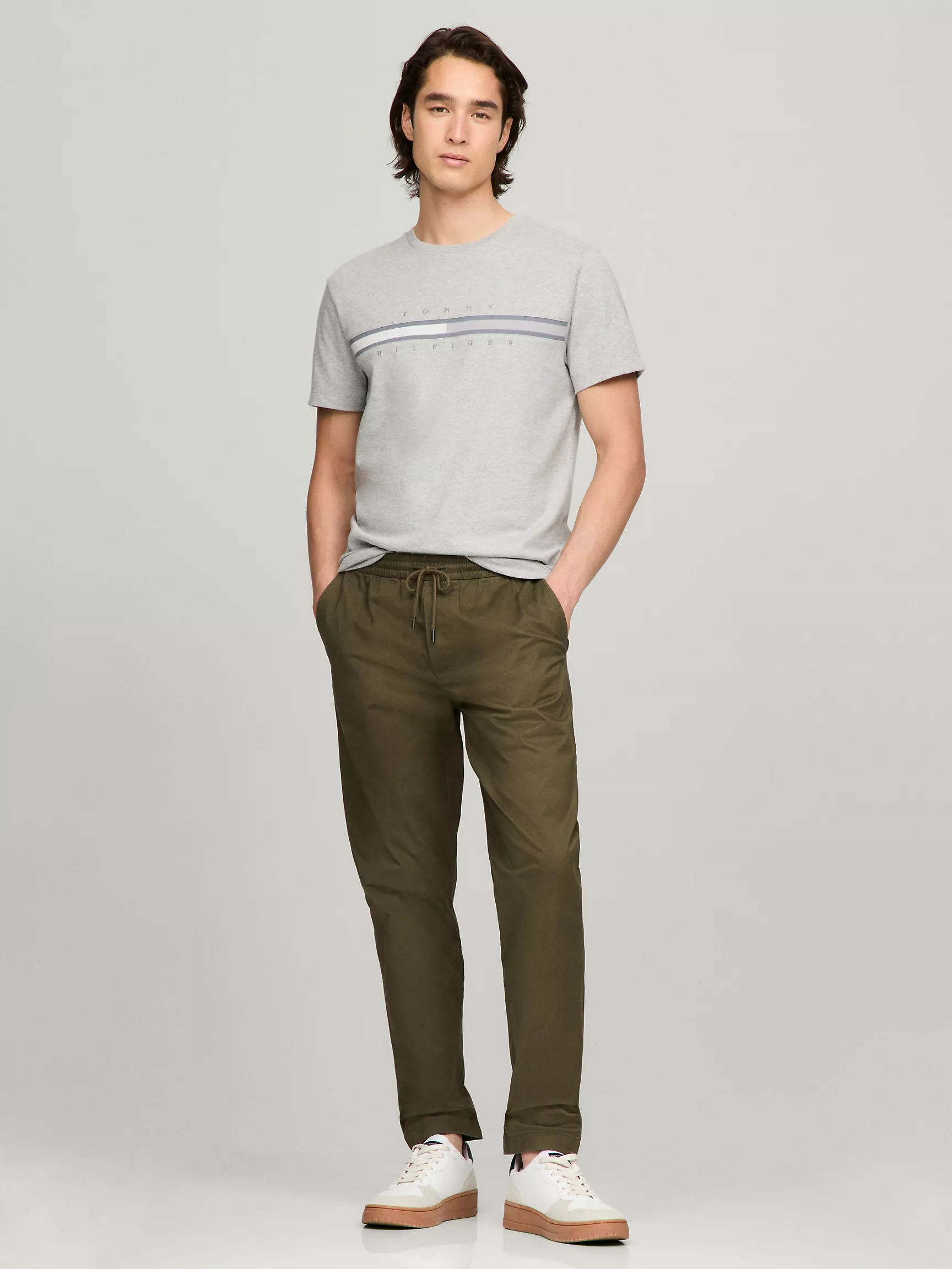 Мужская футболка Tommy Hilfiger, Футболка с тональным логотипом флага