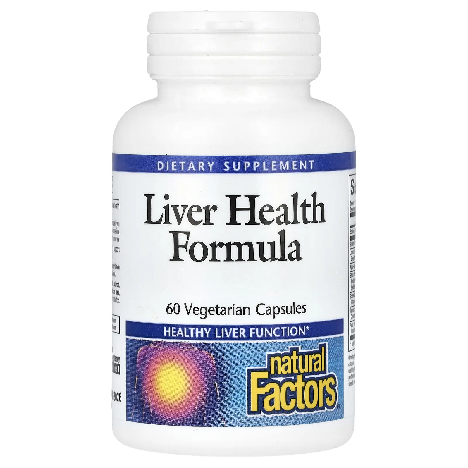 Natural Factors, Liver Health Formula, 60 растительных капсул