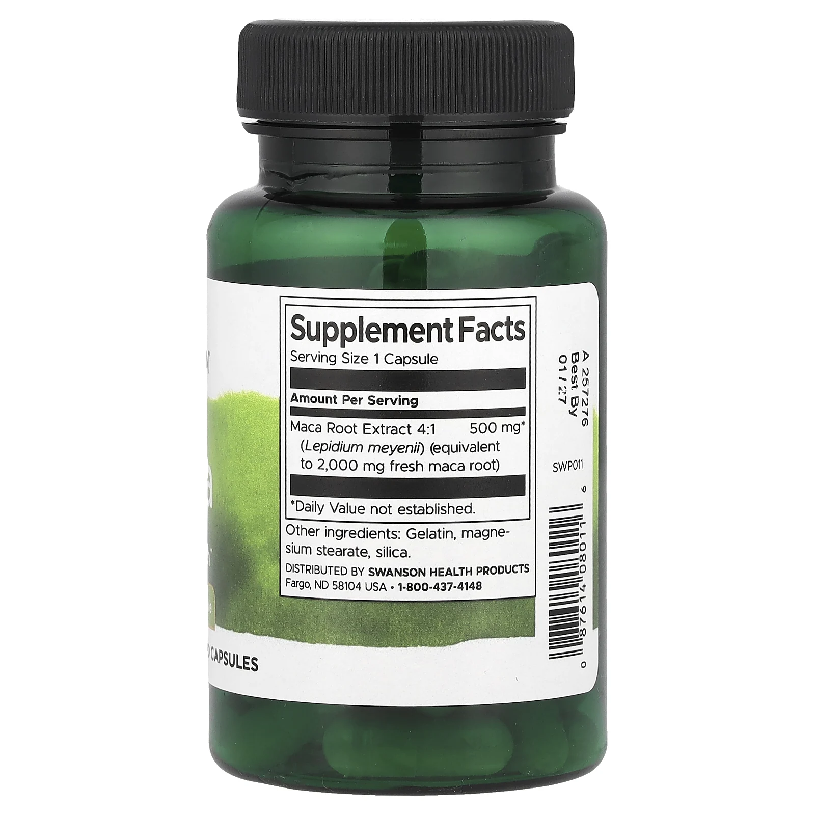 Swanson, Мака, 500 мг, 60 капсул
