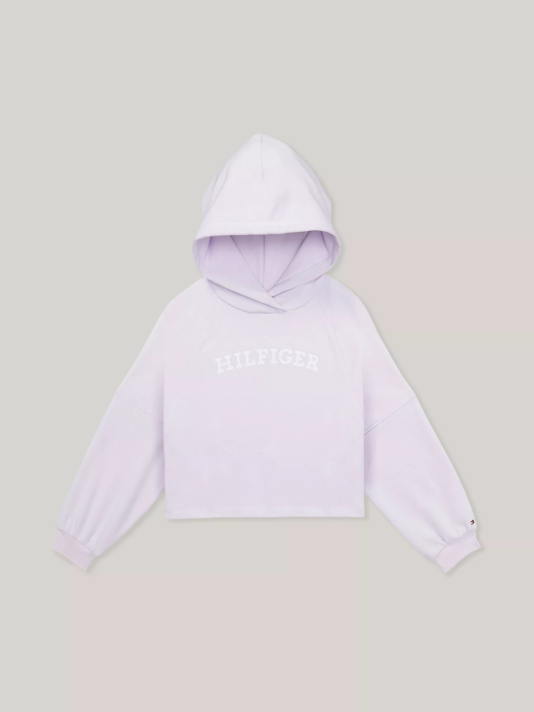 Худи для девочек Tommy Hilfiger, Детское худи с вышитым монограммным логотипом