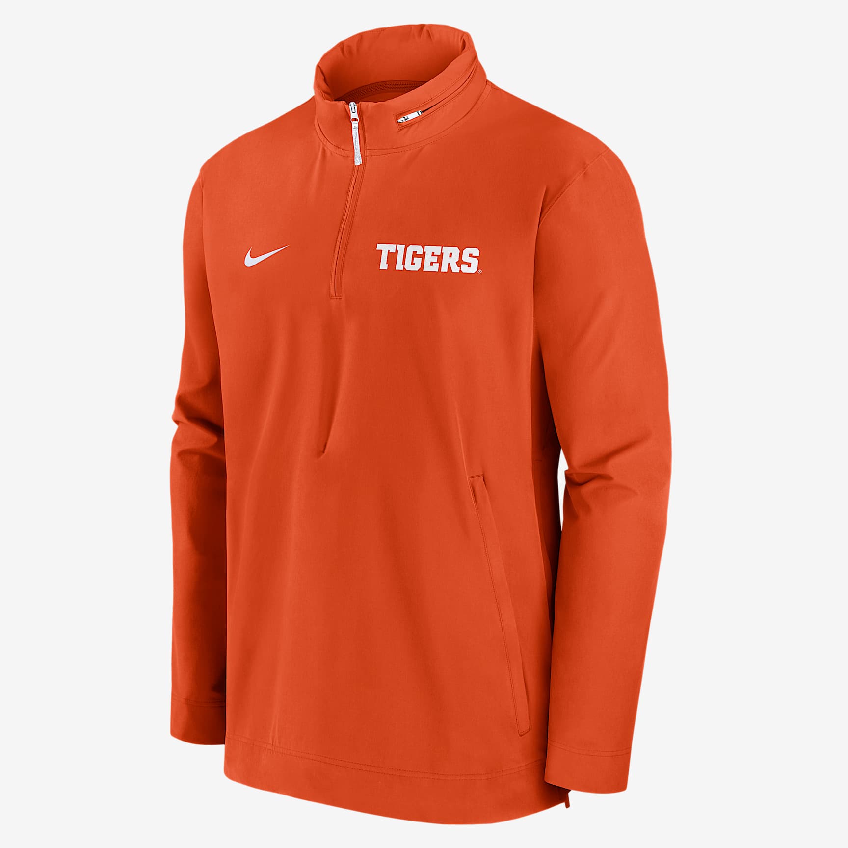 Clemson Tigers Sideline Coach Men's Nike College 1/2-Zip Hooded Jacket