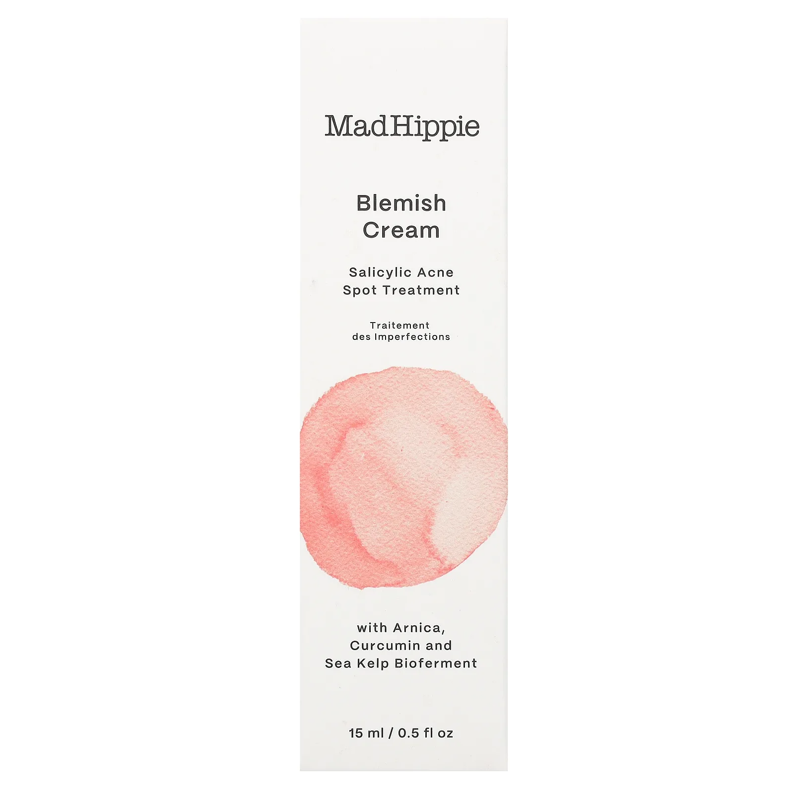 Mad Hippie, Blemish Cream, средство от пятен от акне, салициловый, 15 мл (0,5 жидк. Унции)