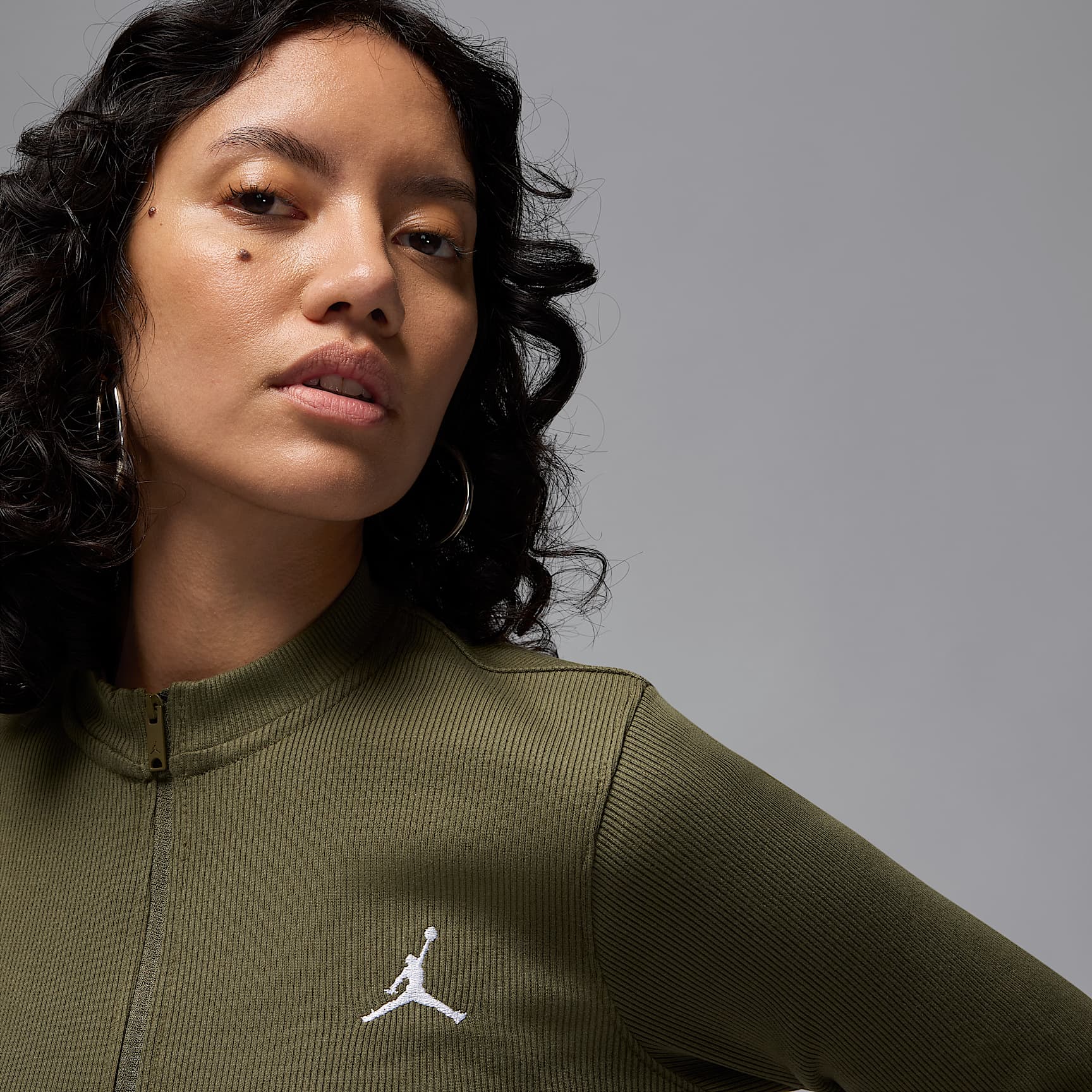 Jordan Women's 1/2-Zip Long-Sleeve Knit Dress