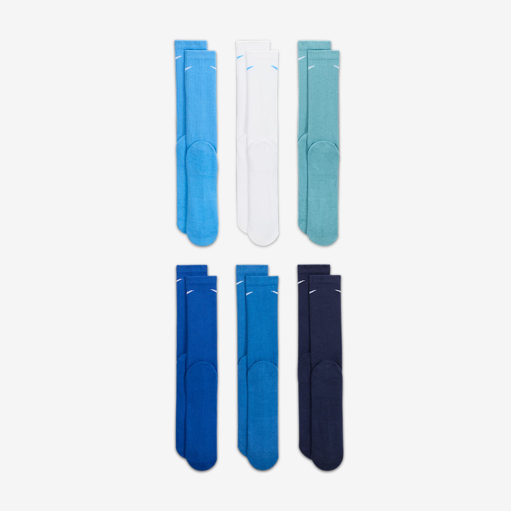 Nike Everyday Plus Cushioned Training Crew Socks (6 Pairs)