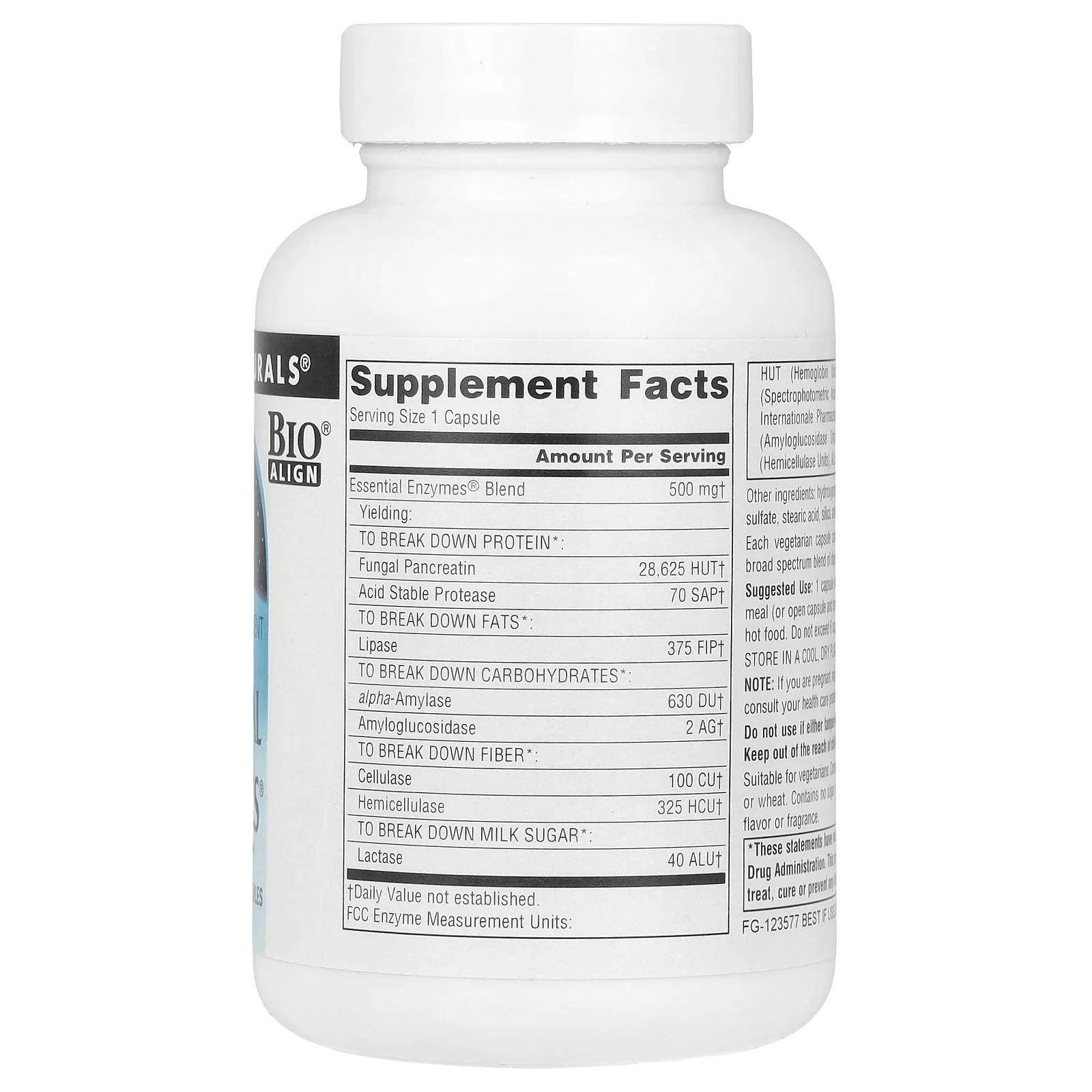 Source Naturals, Daily Essential Enzymes®, 500 мг, 120 капсул