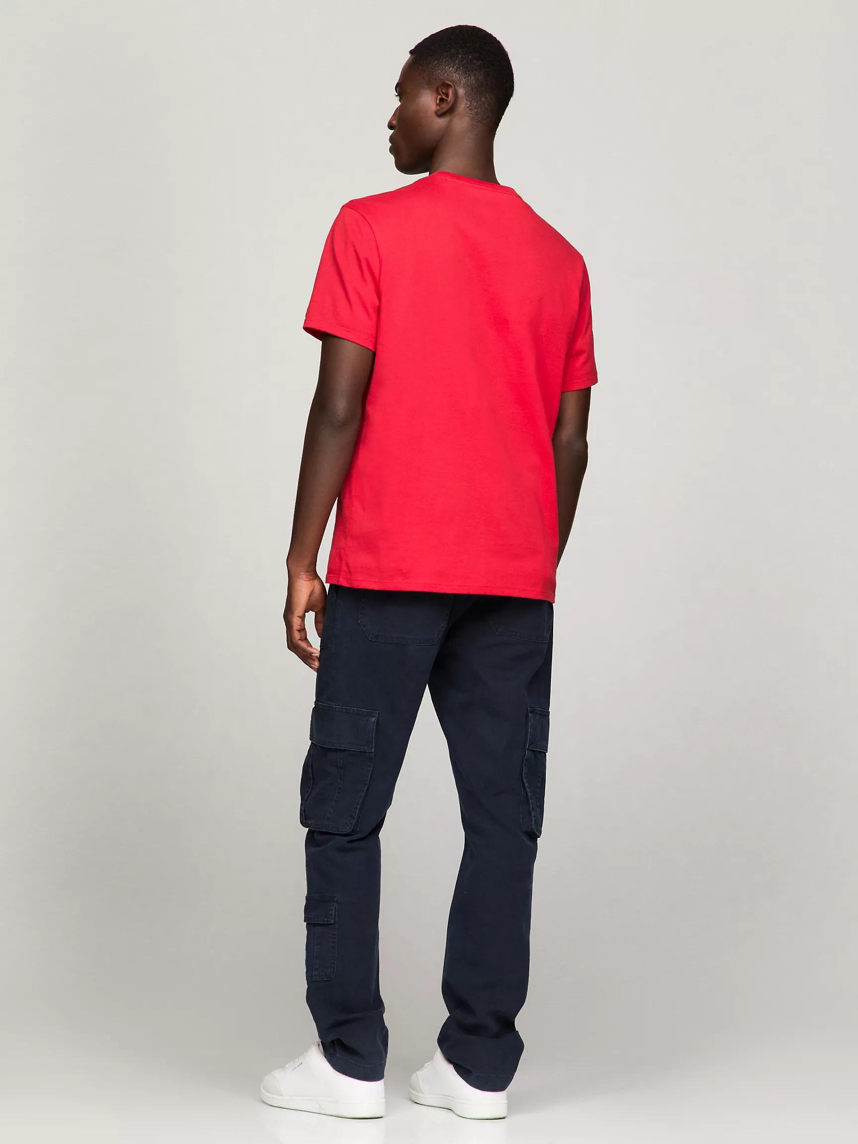 Мужская футболка Tommy Hilfiger, Футболка с вышитым логотипом Tommy