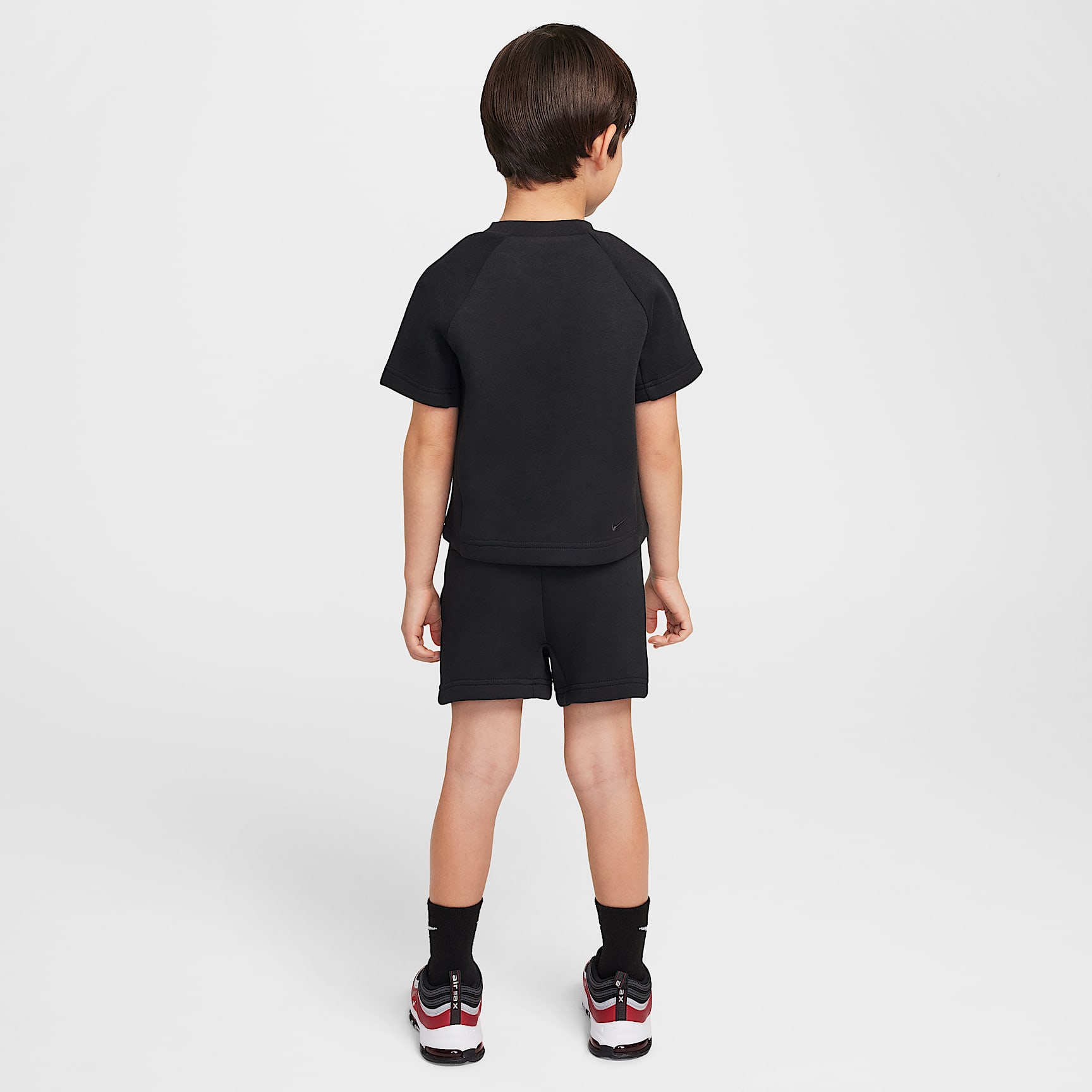 Nike Toddler Tech Fleece Tee and Shorts Set