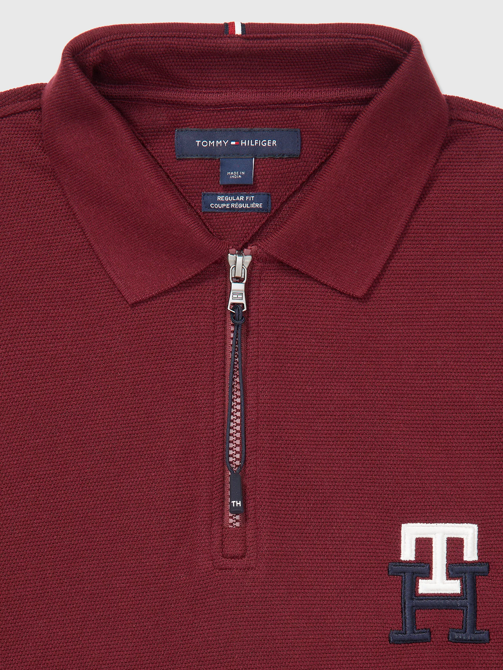 Мужское поло Tommy Hilfiger, Поло с монограммным узором TH