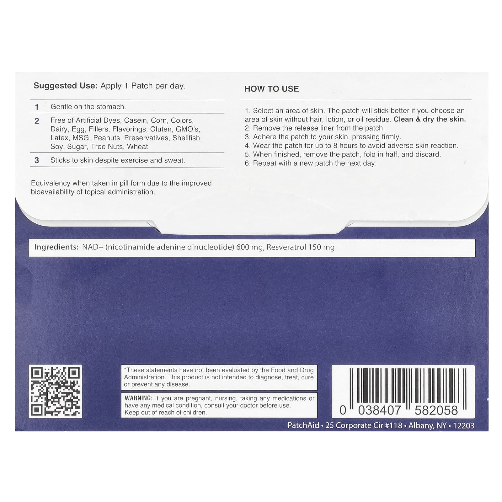 PatchAid, NAD + патчи, 30 патчей