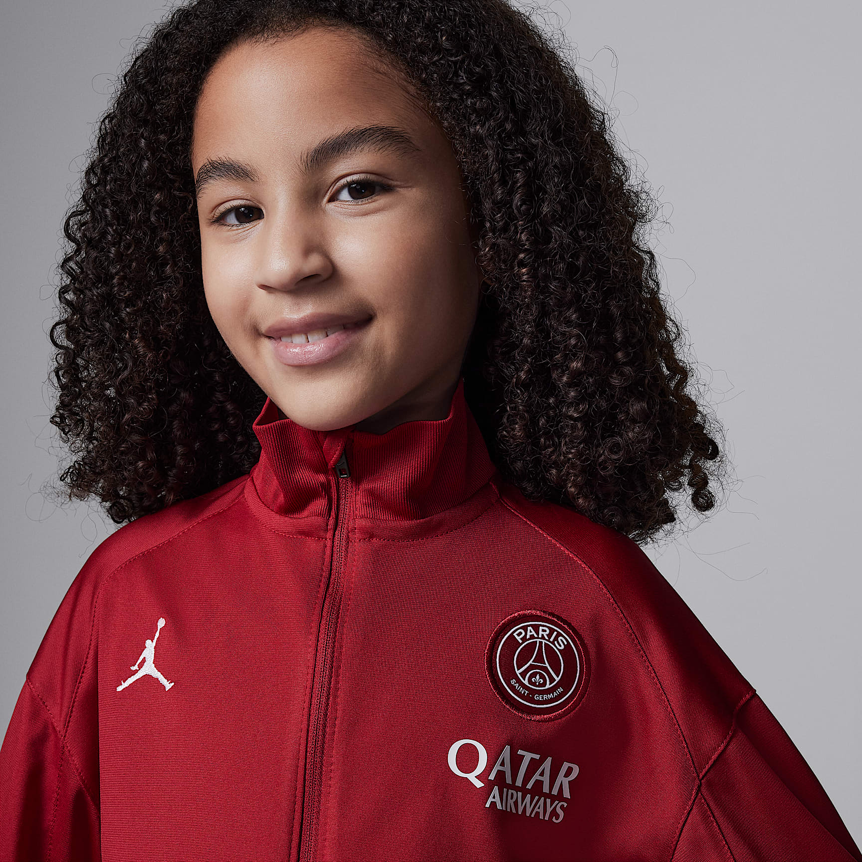 Paris Saint-Germain Strike Fourth Little Kids' Jordan Dri-FIT Soccer Knit Tracksuit