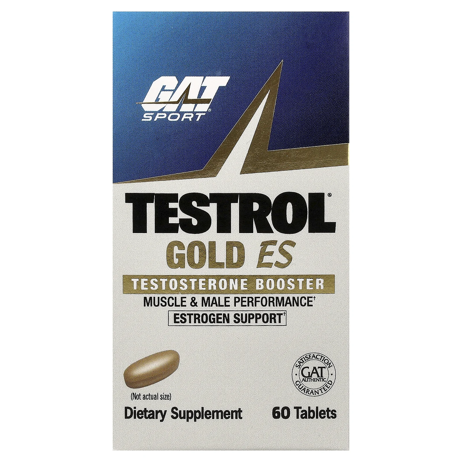 GAT, Sport, Testrol® Gold ES, 60 таблеток