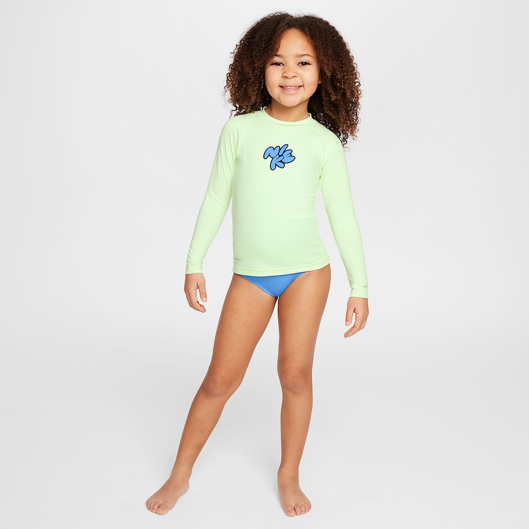 Nike Swim Hydroguard Little Kids' (Girls') Long-Sleeve T-Shirt