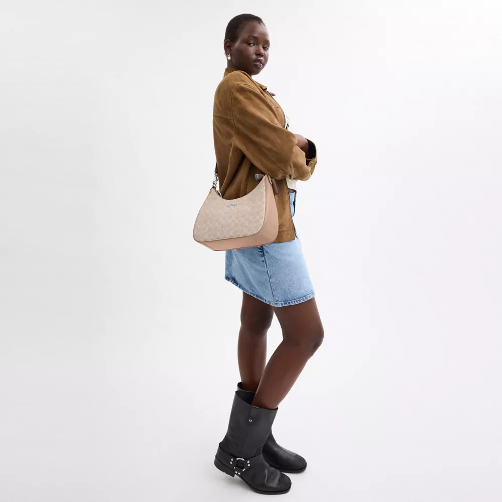 Сумка COACH Teri Hobo Bag In Signature Canvas