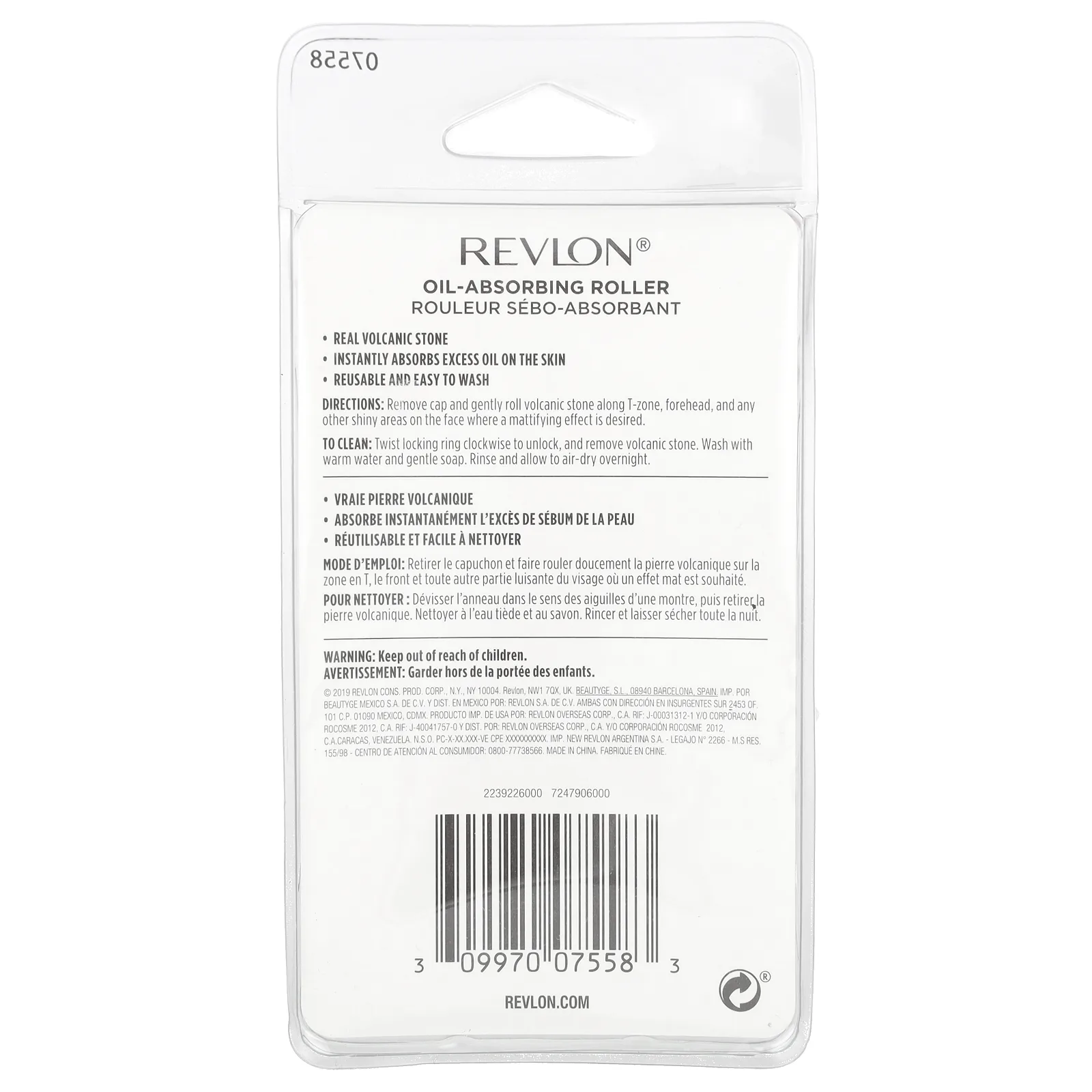 Revlon, маслоабсорбирующий ролик, 1 шт.