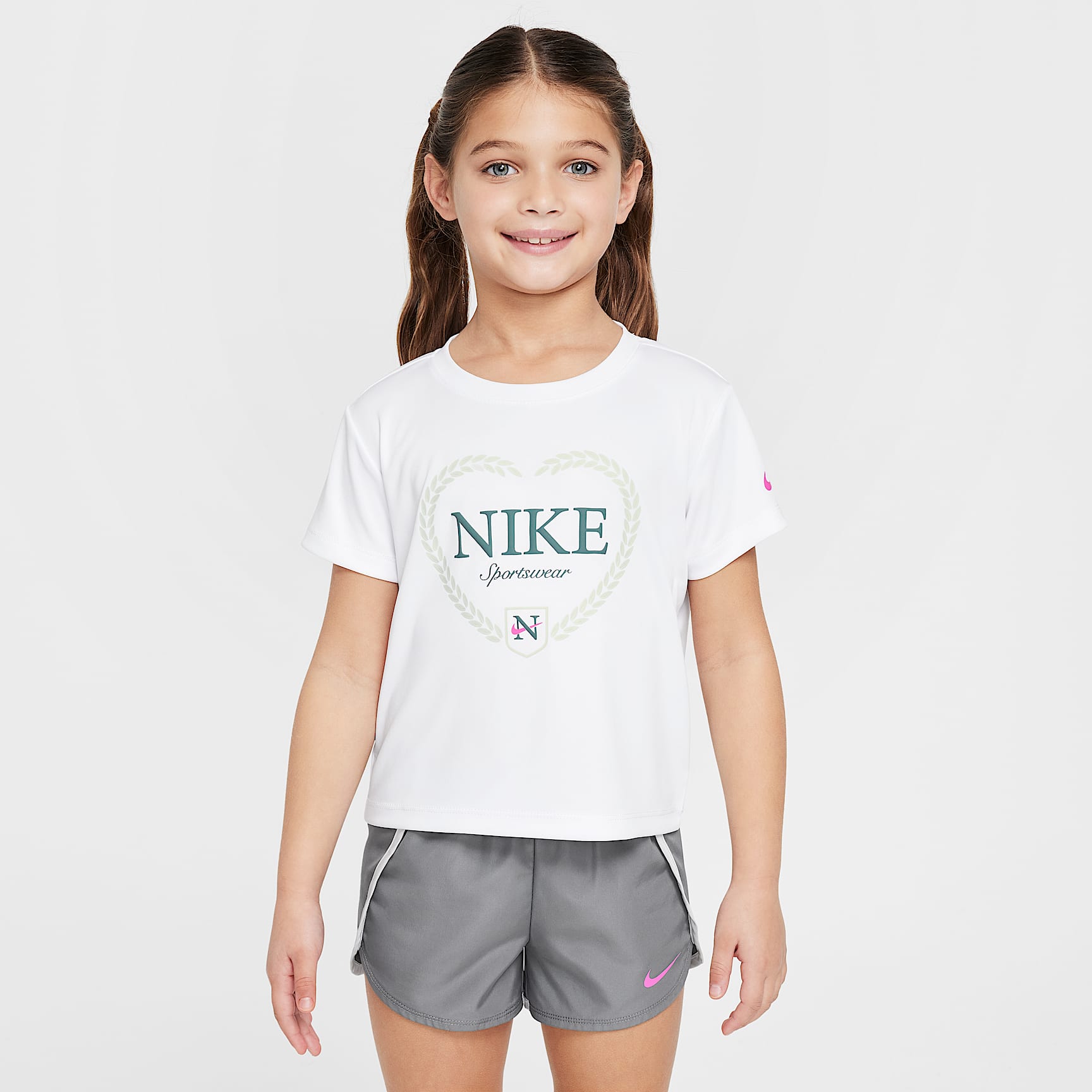 Nike Dri-FIT Game, Swoosh, Match! Little Kids' 2-Piece Solid Set