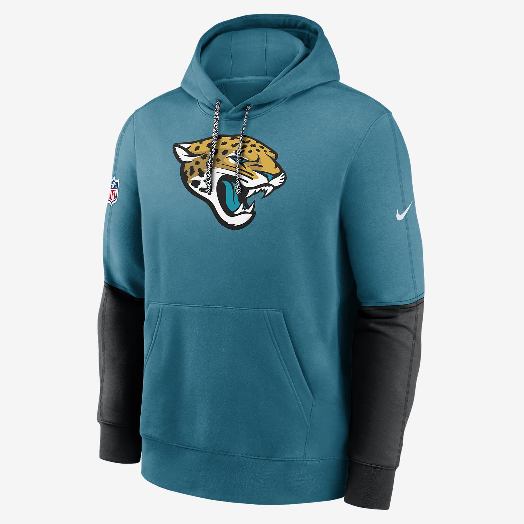 Jacksonville Jaguars Sideline Team Issue Club Men's Nike NFL Pullover Hoodie