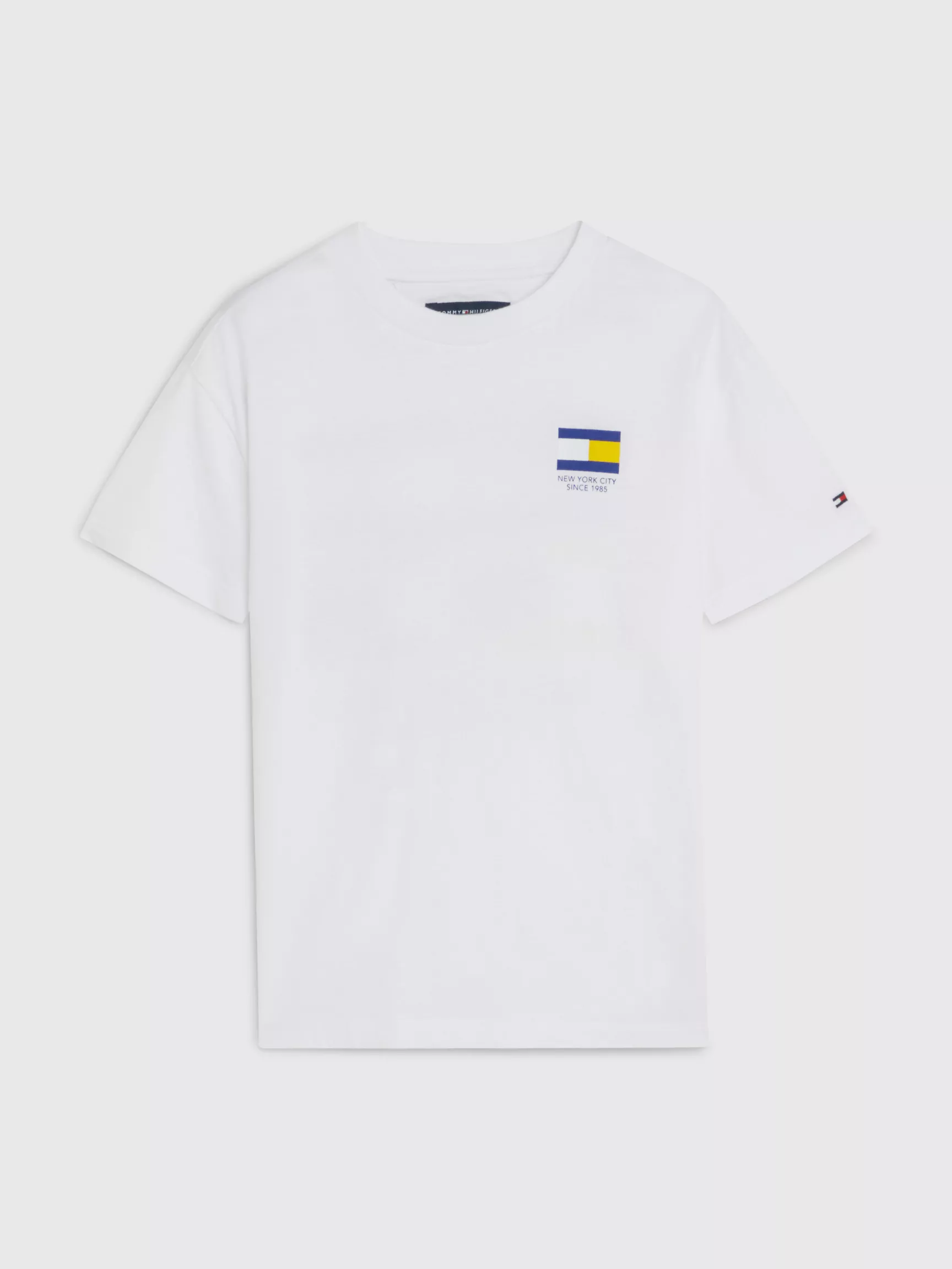 Футболка Tommy Hilfiger для мальчиков, Детская футболка с разноцветными флагами