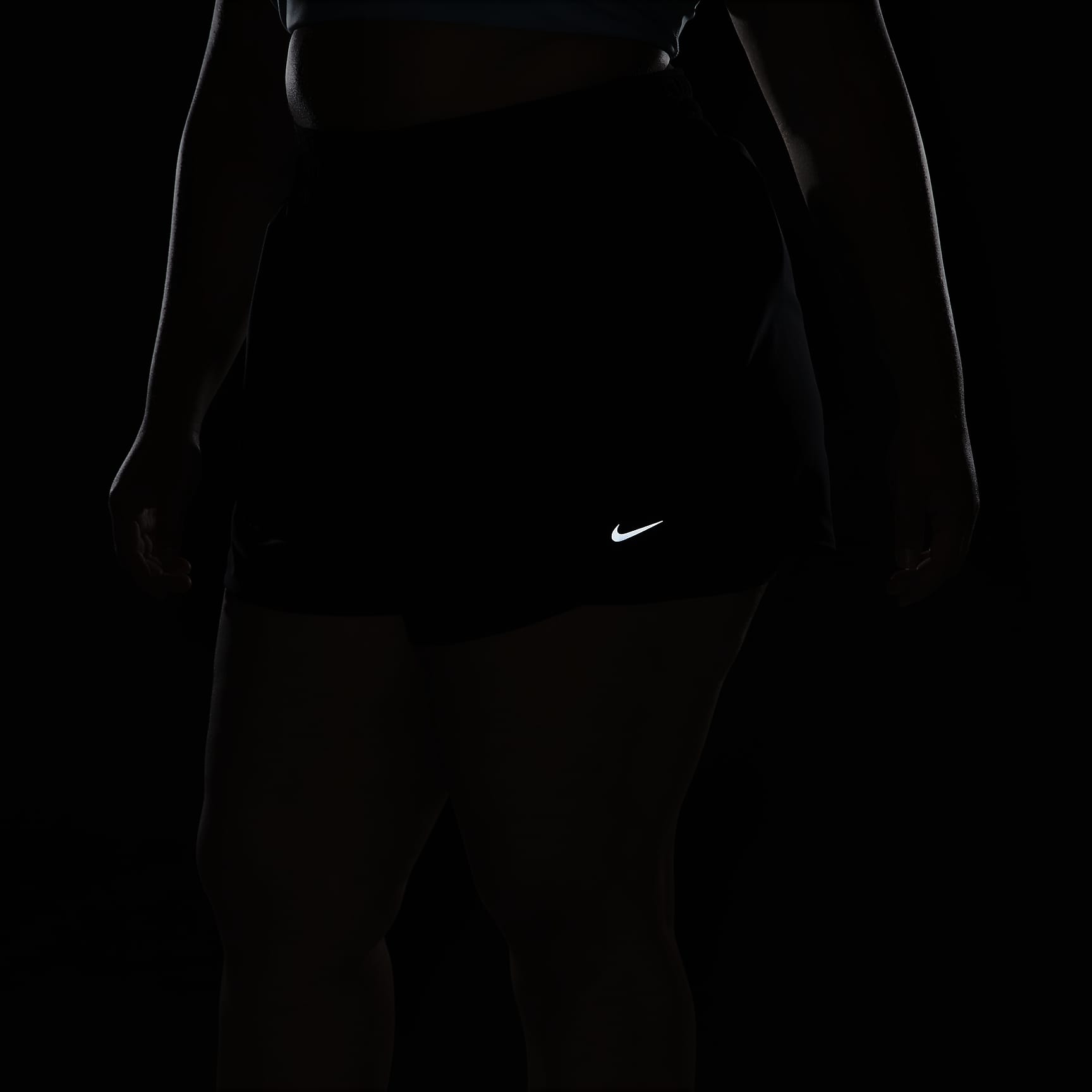 Nike Dri-FIT One Women's High-Waisted 3" 2-in-1 Shorts (Plus Size)
