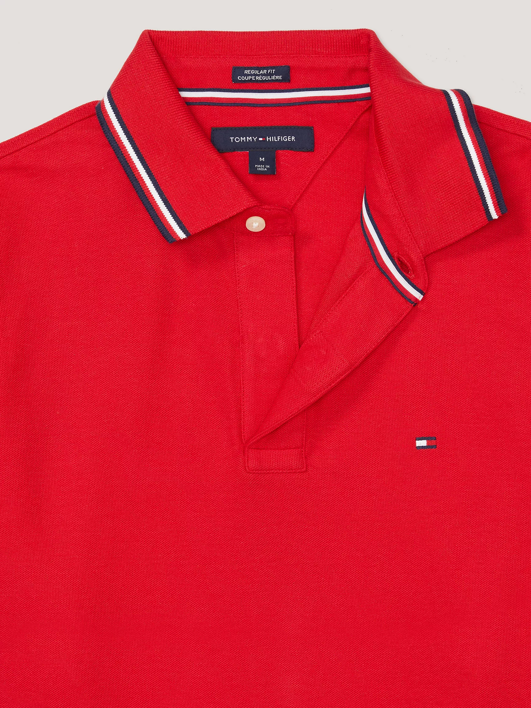 Мужское поло Tommy Hilfiger, Однотонное поло стандартного кроя из технологичной ткани