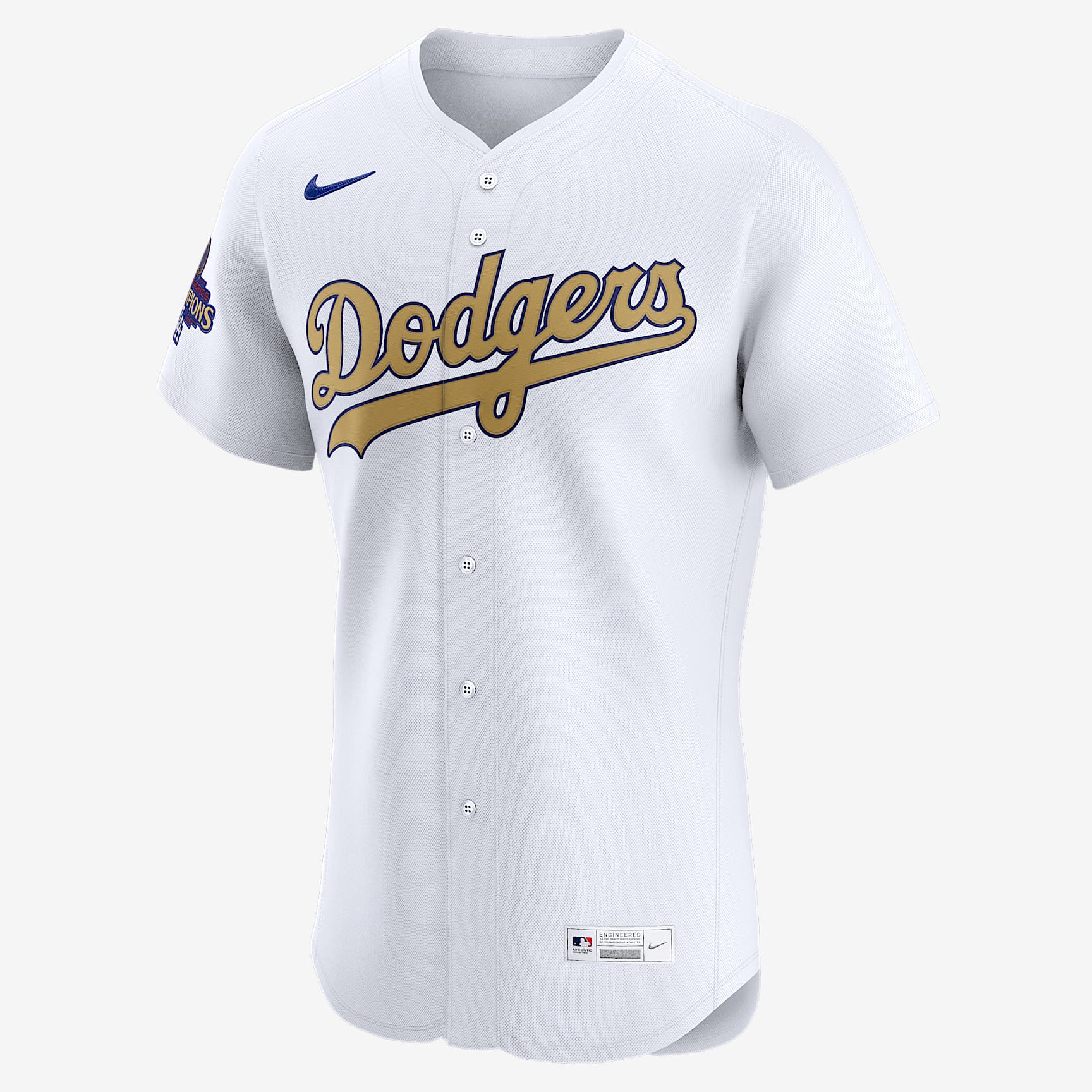 Los Angeles Dodgers 2024 World Series Champions Gold Men's Nike Dri-FIT ADV MLB Elite Jersey