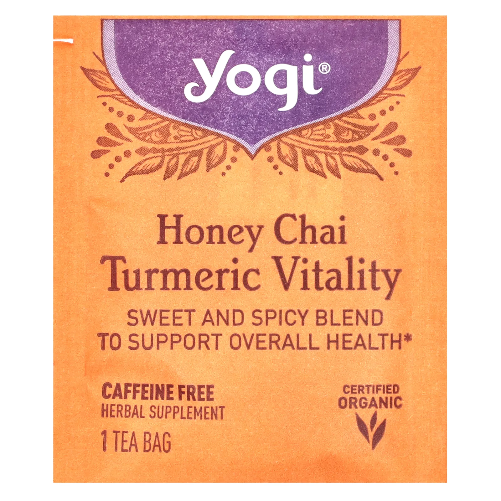 Yogi Tea, Turmeric Vitality, чай с медом и куркумой, 16 чайных пакетиков, 32 г (1,12 унции)
