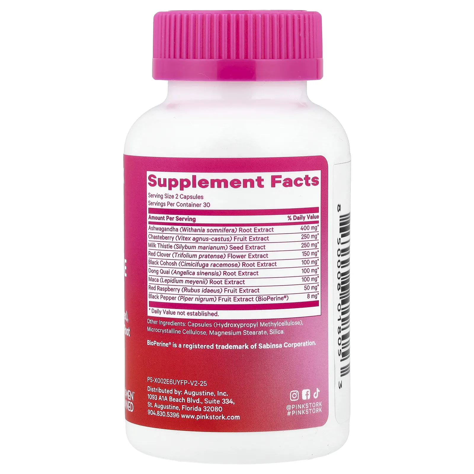 Pink Stork, добавка для поддержки в период менопаузы, 60 капсул