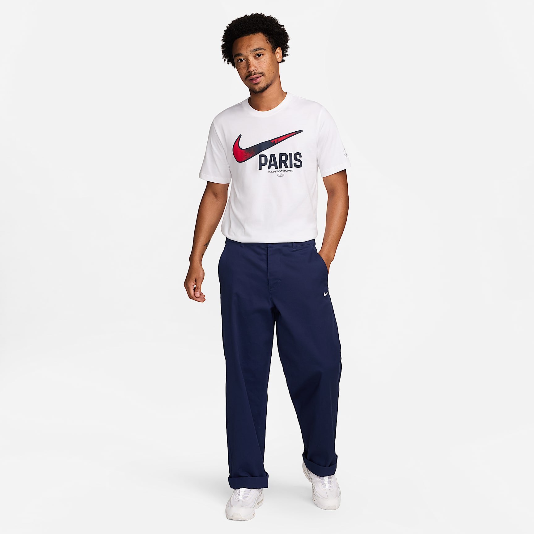 Paris Saint-Germain Swoosh Men's Nike Soccer T-Shirt
