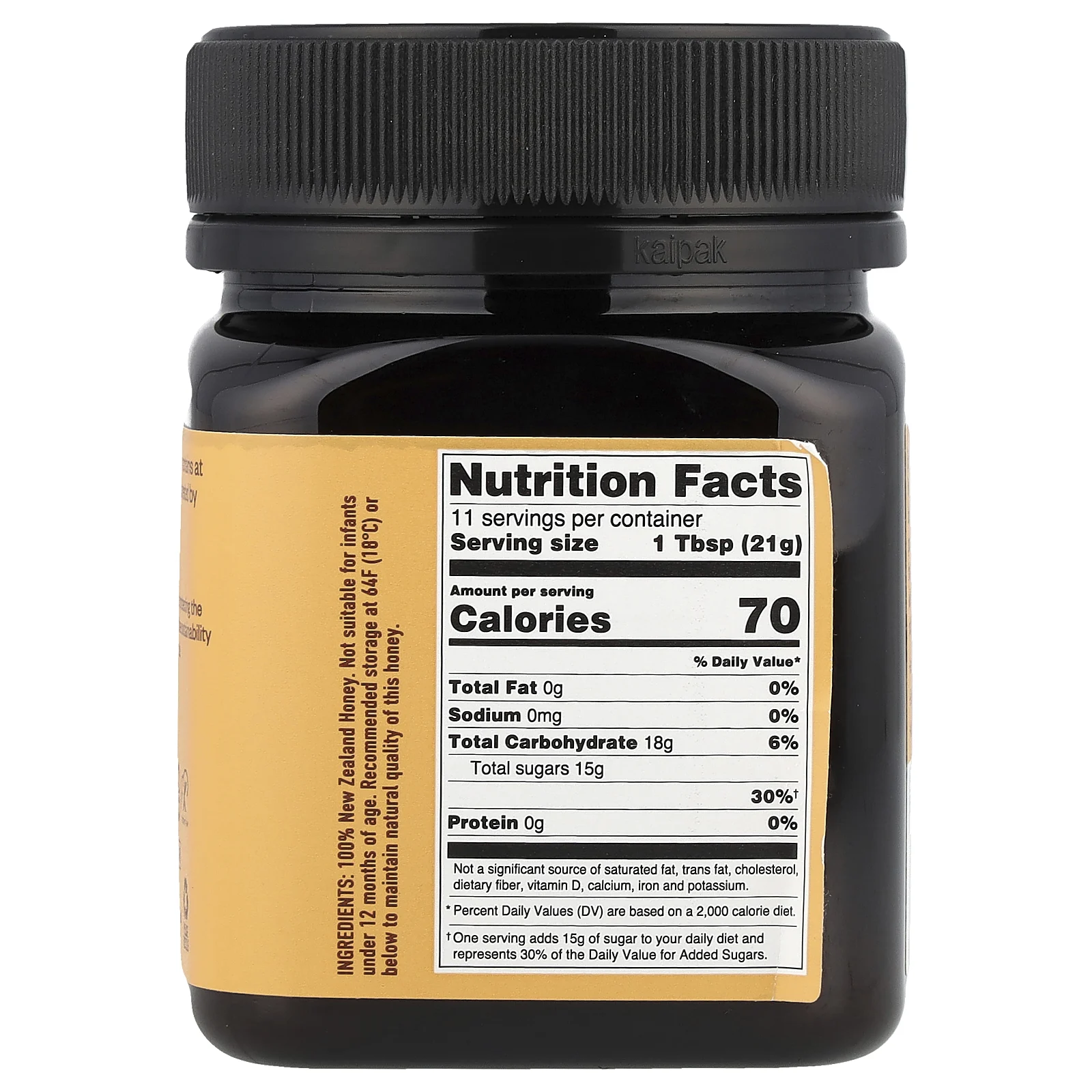 Egmont Honey, Мед манука, необработанный и непастеризованный, MGO 50+, 250 г (8,8 унции)