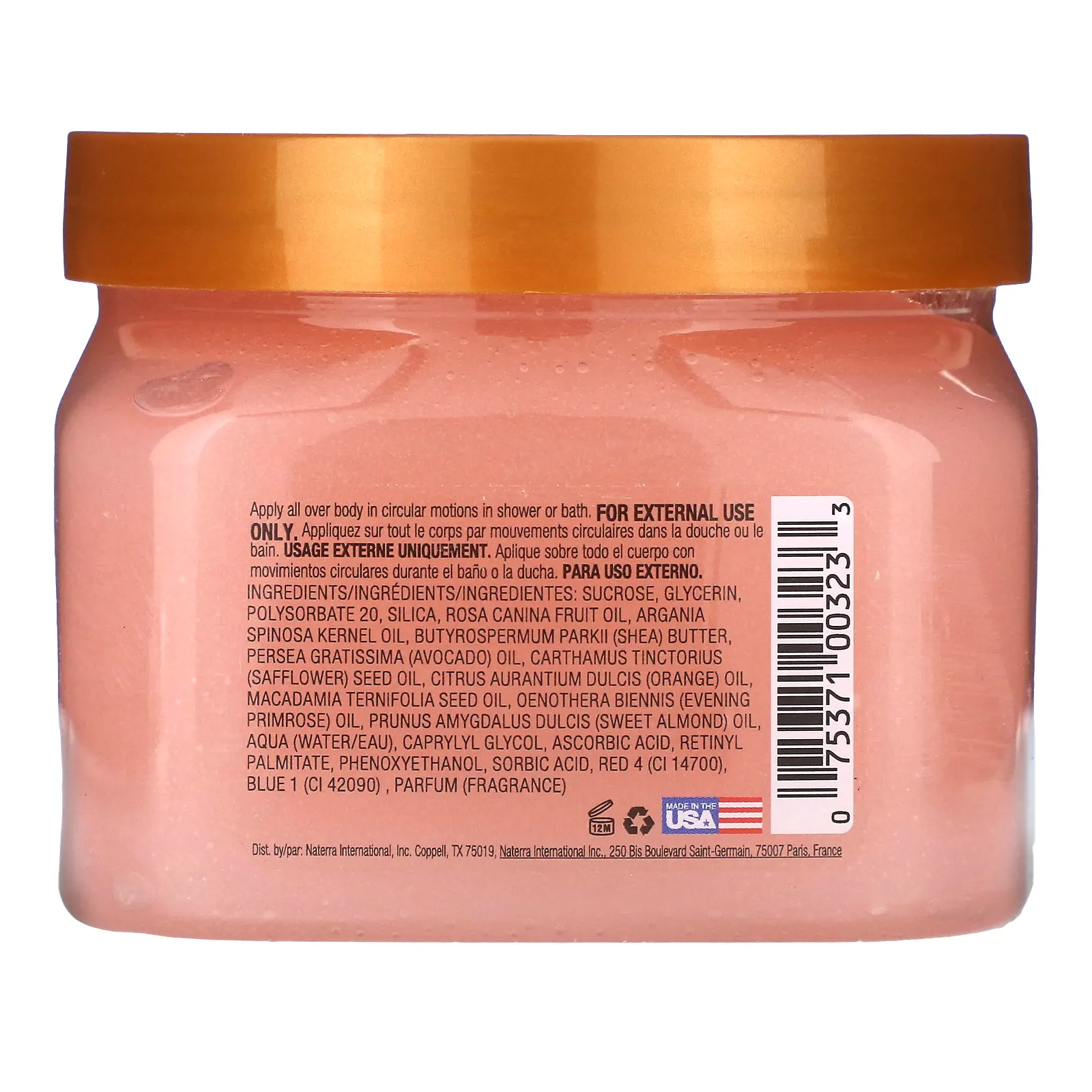 Tree Hut, Сахарный скраб ши, марокканская роза, 510 г (18 унций)