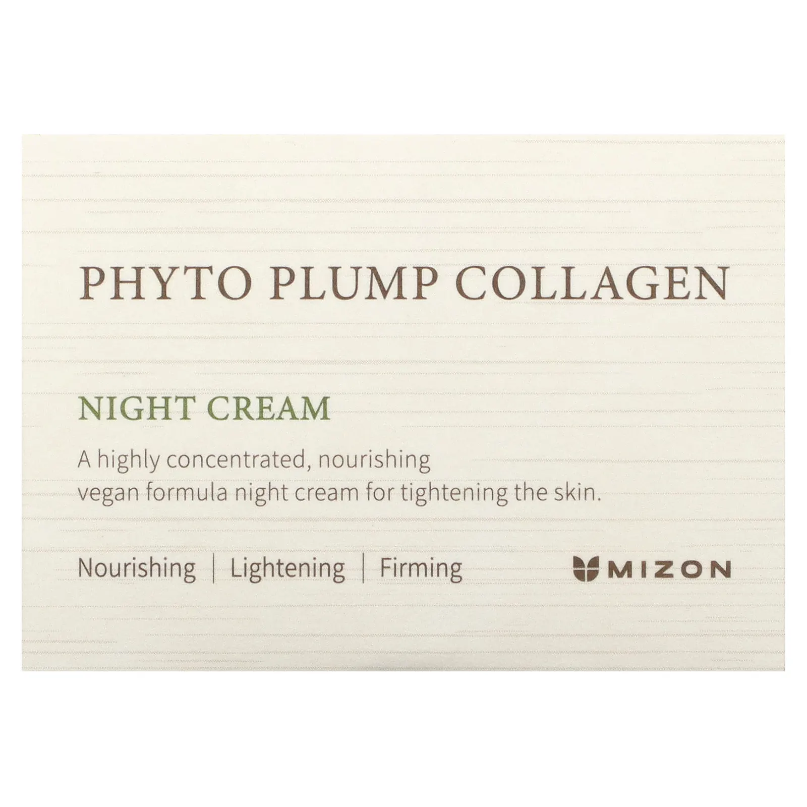 Mizon, Phyto Plump Collagen, ночной крем, 50 мл (1,69 жидк. Унции)