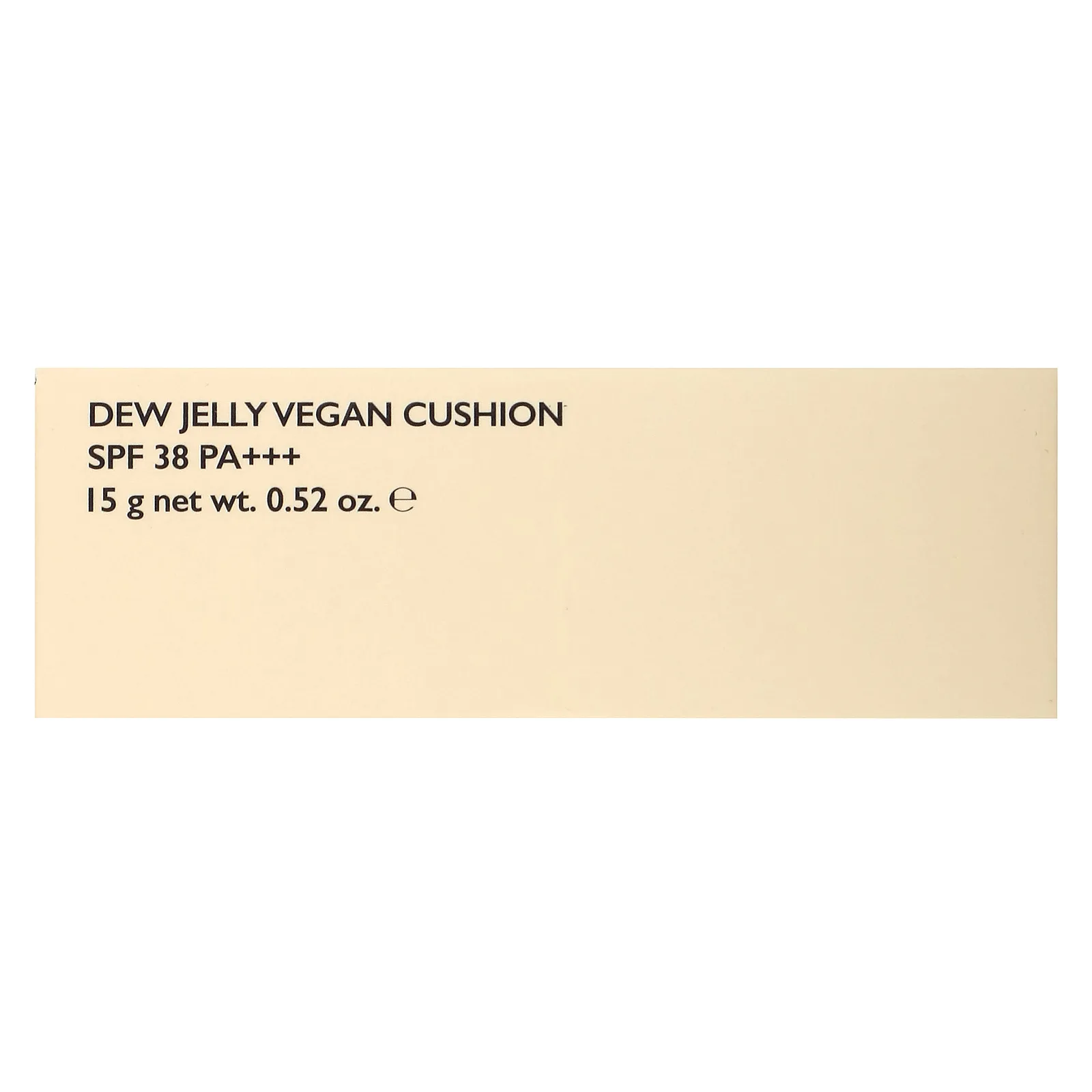 Amuse, Dew Jelly, веганский кушон, SPF 38 PA +++, 01 Soonsoo, 15 г (0,52 унции)