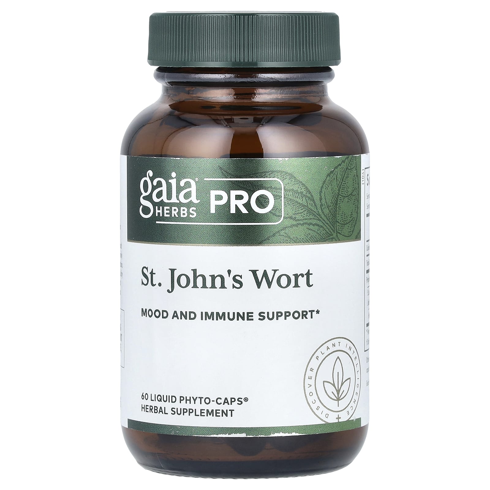 Gaia Herbs Professional Solutions, зверобой, 60 капсул, заполненных жидкостью