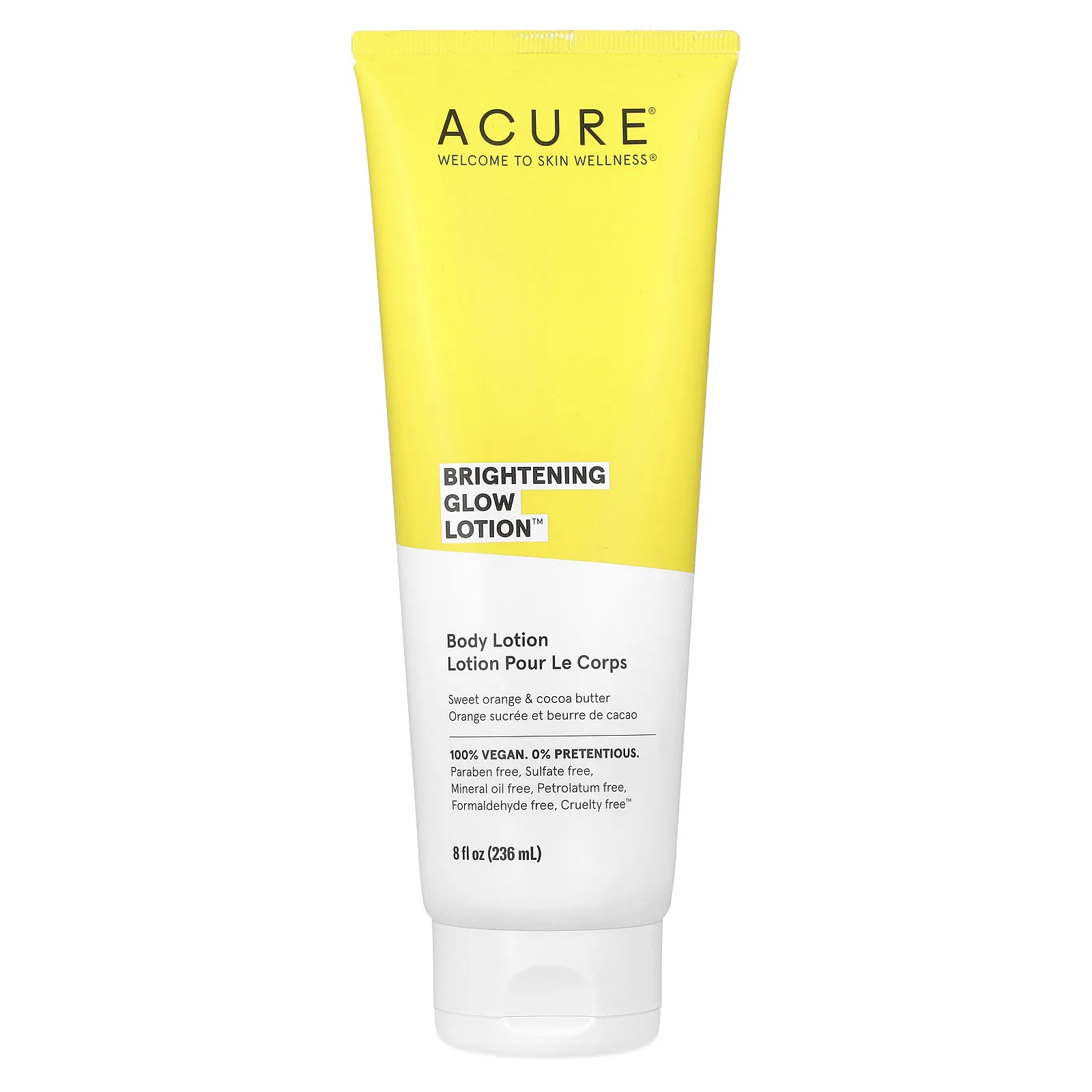 ACURE, осветляющий лосьон для тела, сладкий апельсин и какао-масло, 236 мл (8 жидк. унций)