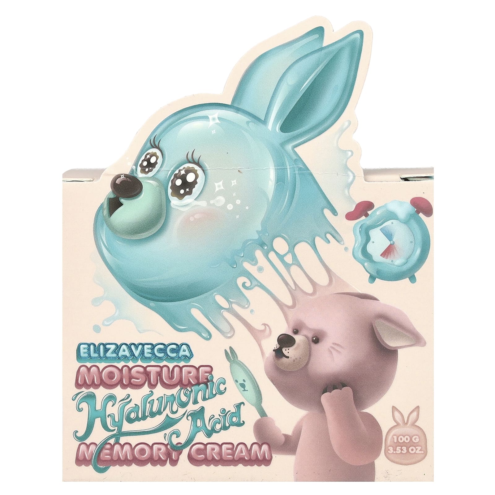 Elizavecca, Антивозрастной увлажняющий крем с гиалуроновой кислотой, 100 г (3,53 унции)
