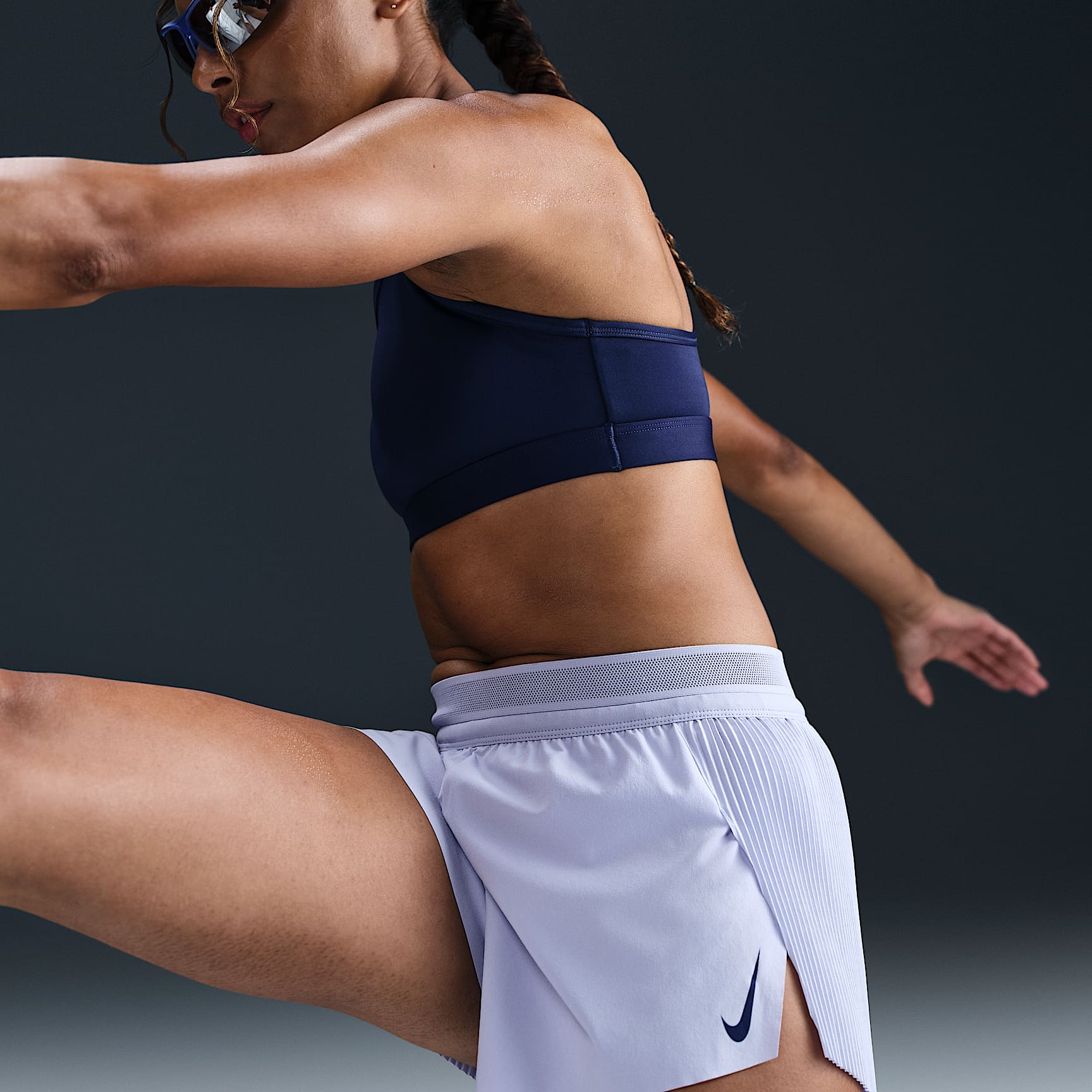 Nike AeroSwift Women's Dri-FIT ADV Mid-Rise Brief-Lined 3" Running Shorts