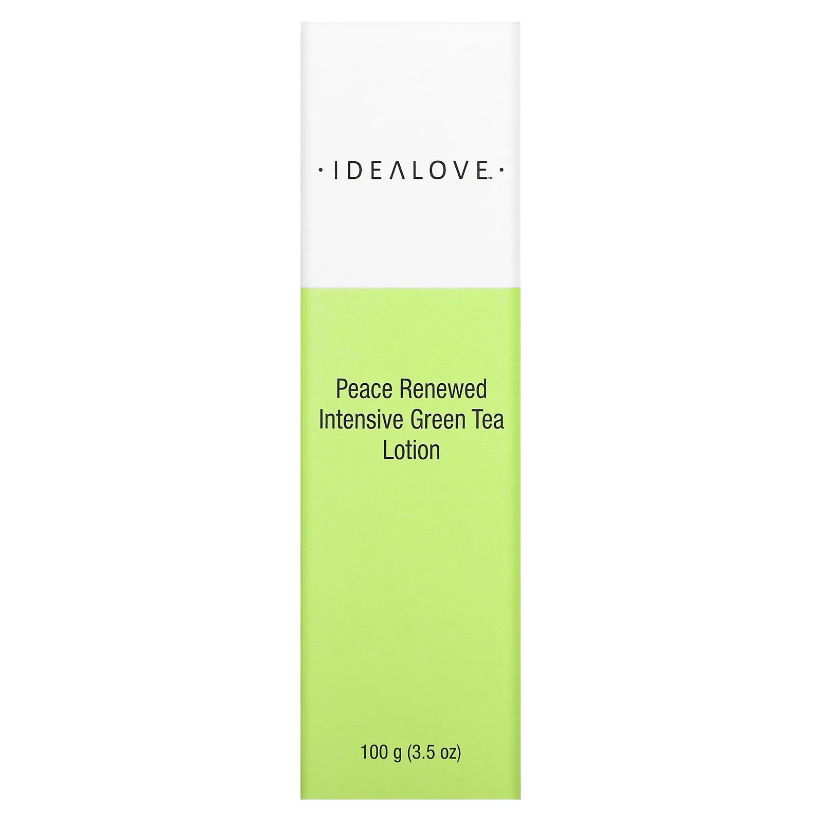 Idealove, Peace Renewed, насыщенный лосьон с зеленым чаем, 100 г (3,5 унции)