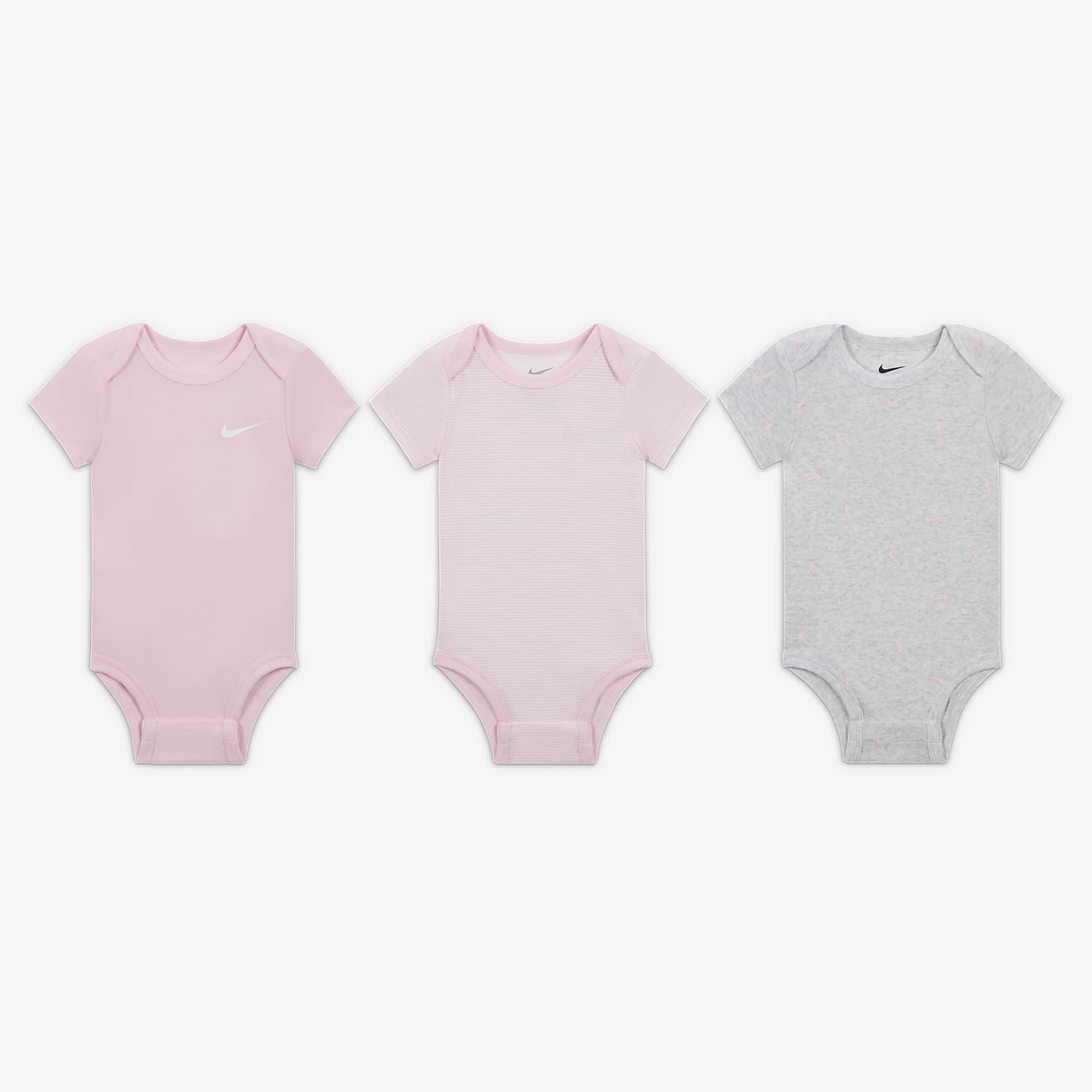 Nike E1D1 Baby (0-9M) Mix and Match Bodysuits (3-Pack)