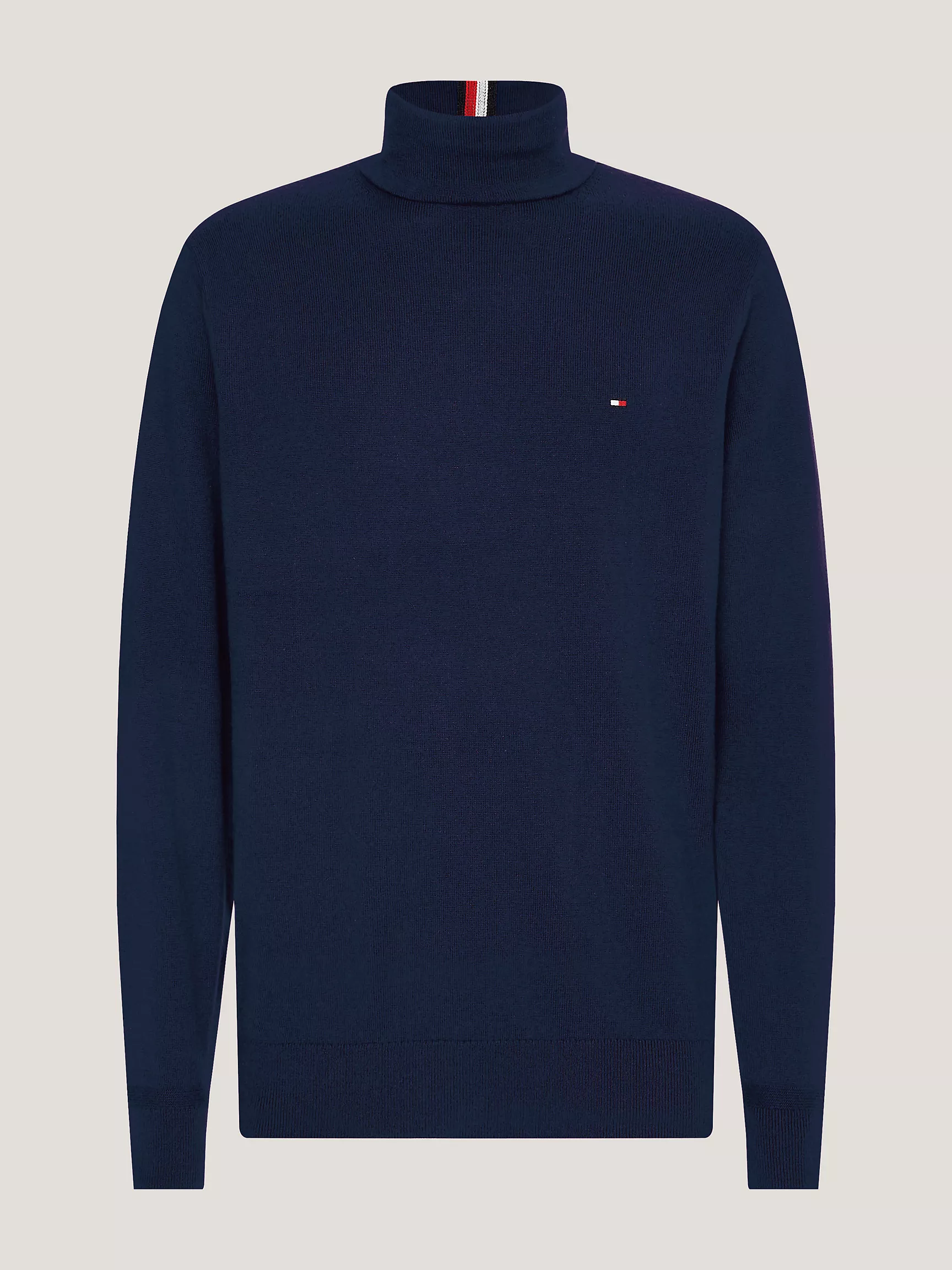 Мужской свитер Tommy Hilfiger, Водолазка из смеси хлопка и кашемира