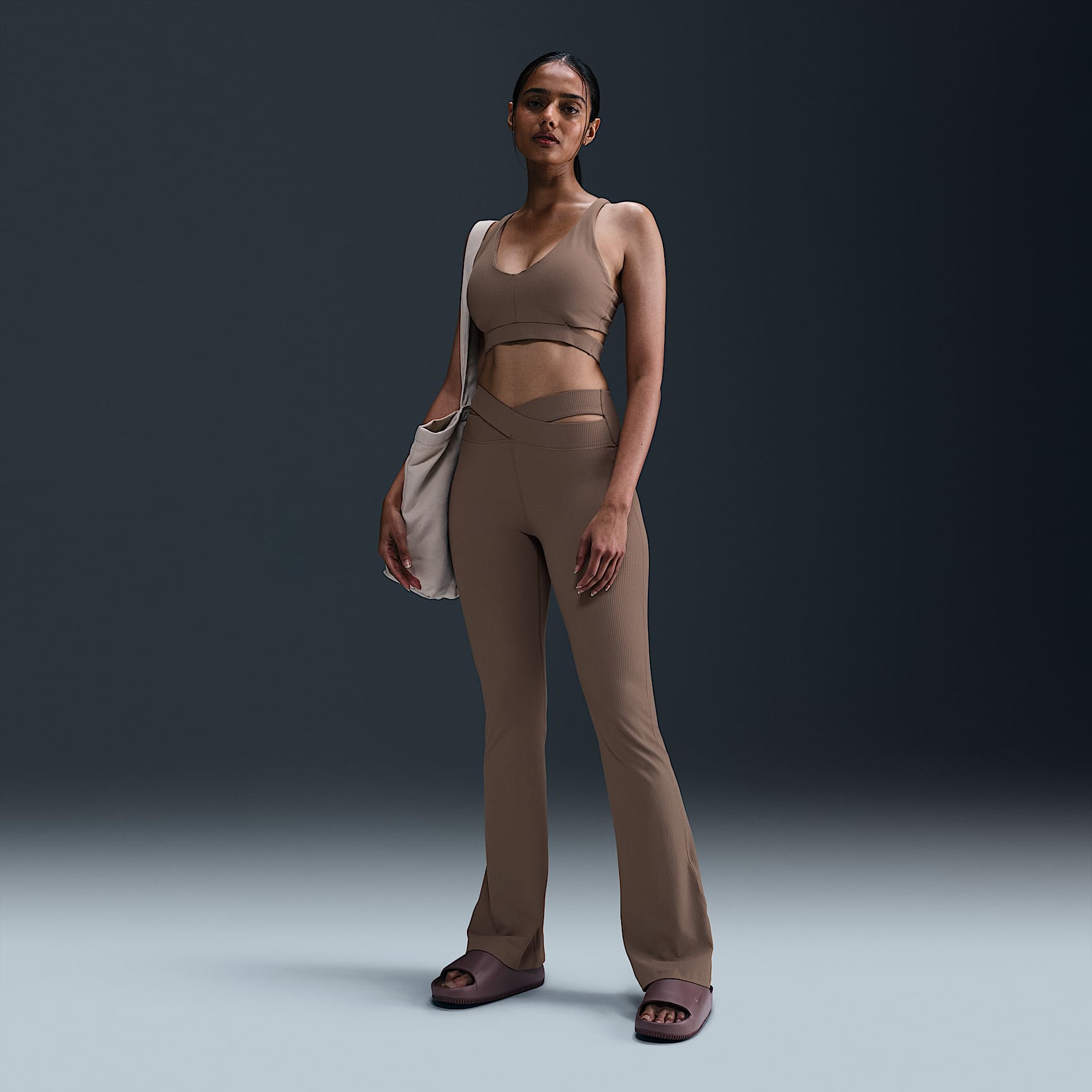 Nike Zenvy Rib Women's Light-Support Padded Sports Bra