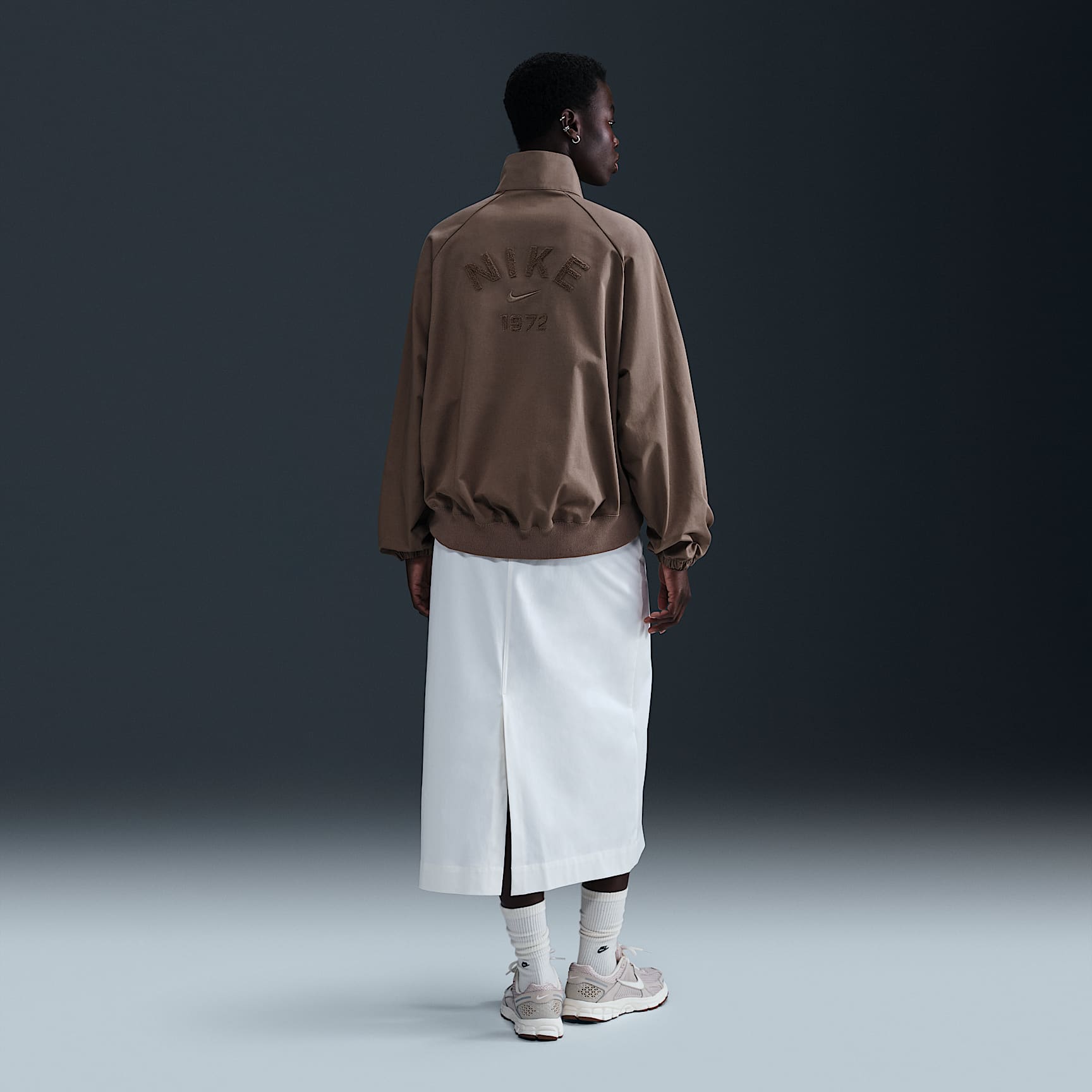 Nike Sportswear Collection Women's Oversized Twill 1/4-Zip Top