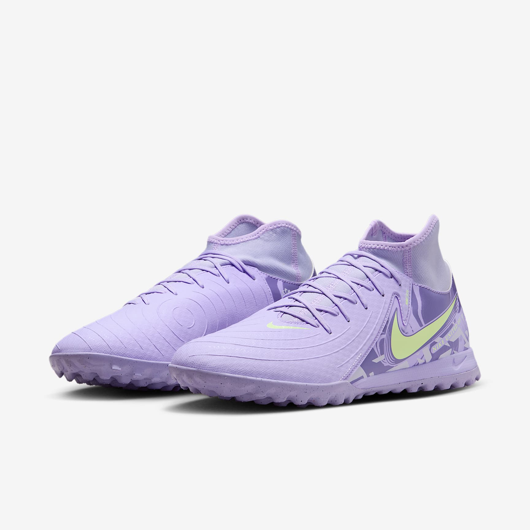 Nike United Phantom Luna 2 Academy TF High-Top Soccer Shoes