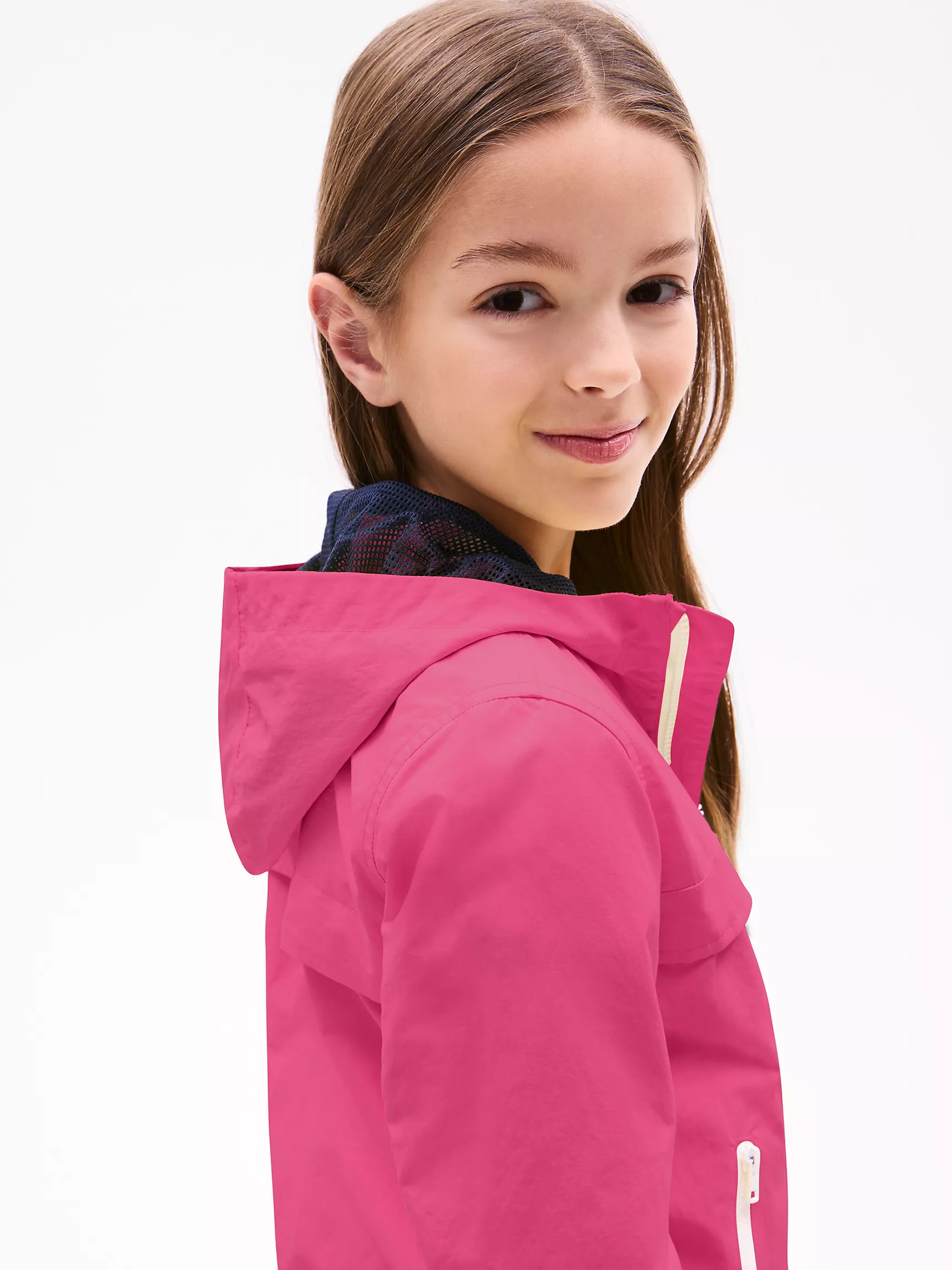 Куртка для девочки Tommy Hilfiger, Детская ветровка Chicago с капюшоном