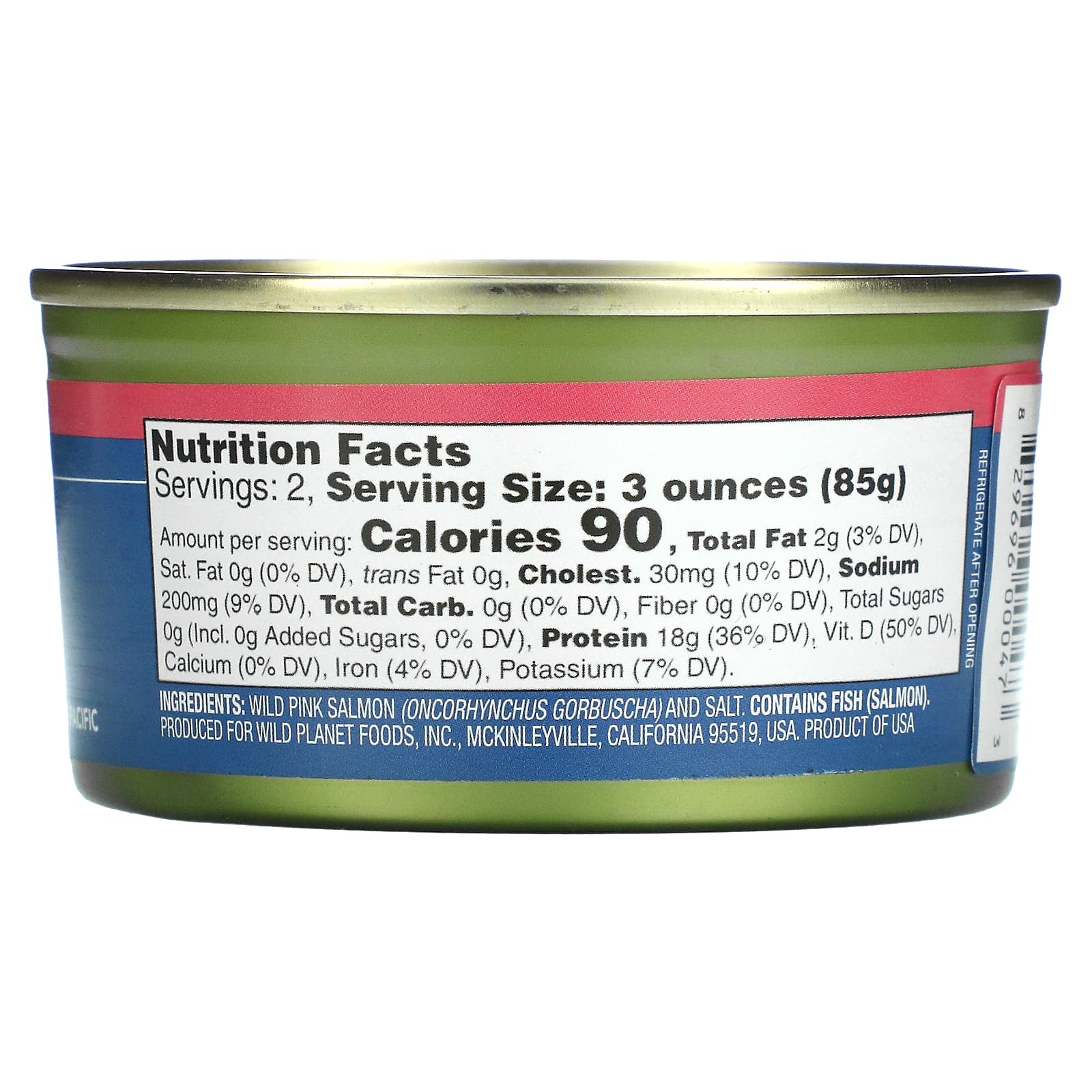 Wild Planet, дикая горбуша, без кожи и костей, 170 г (6 унций)