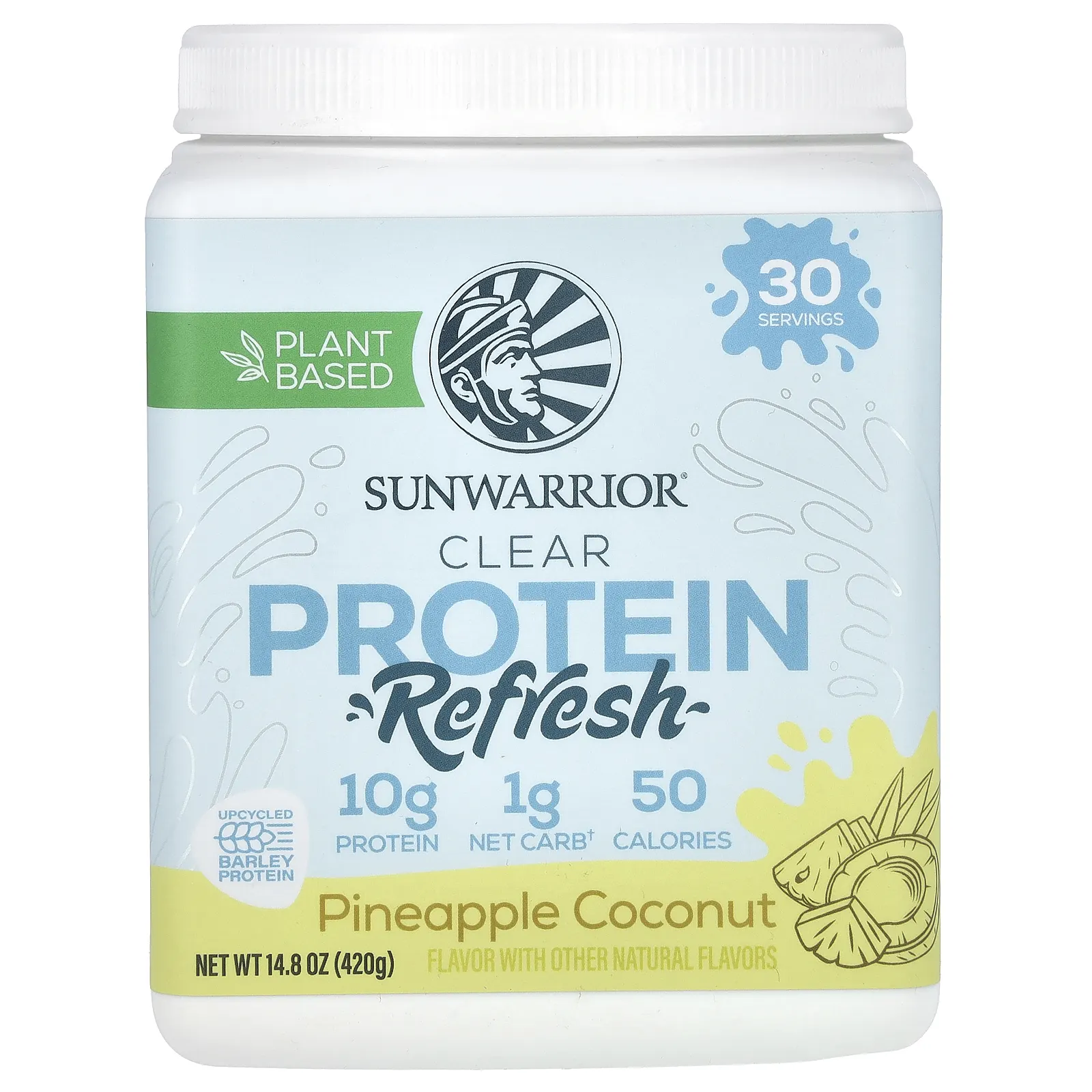 Sunwarrior, Clear Protein Refresh, ананас и кокос, 420 г (14,8 унции)