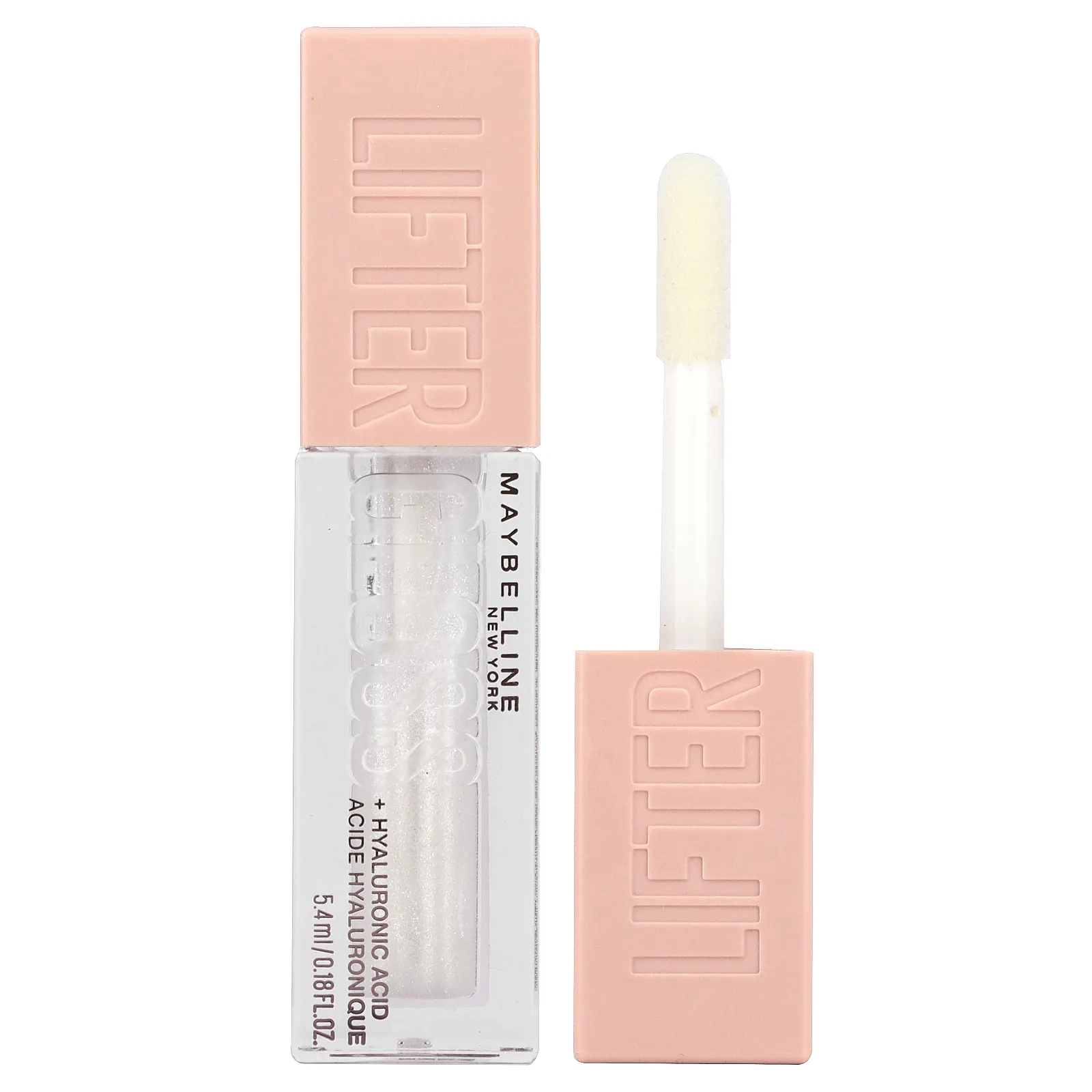 Maybelline, Lifter Gloss + гиалуроновая кислота, перламутровый 001, 5,4 мл (0,18 жидк. Унции)