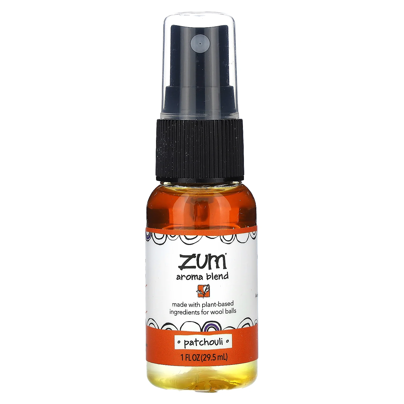 ZUM, шарики для сушки шерсти с ароматической смесью, пачули, 4 шт.