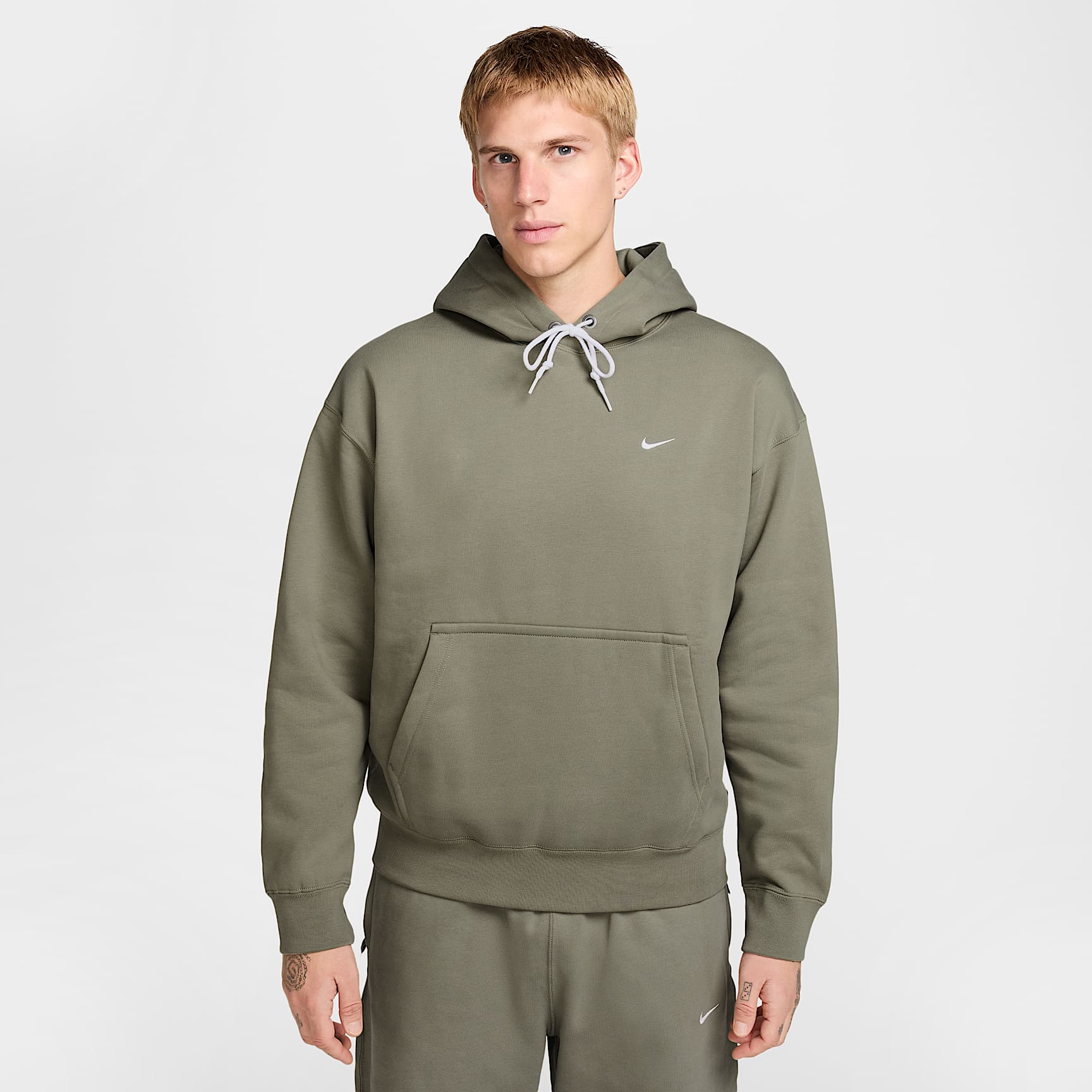 Nike Solo Swoosh Men's Fleece Pullover Hoodie