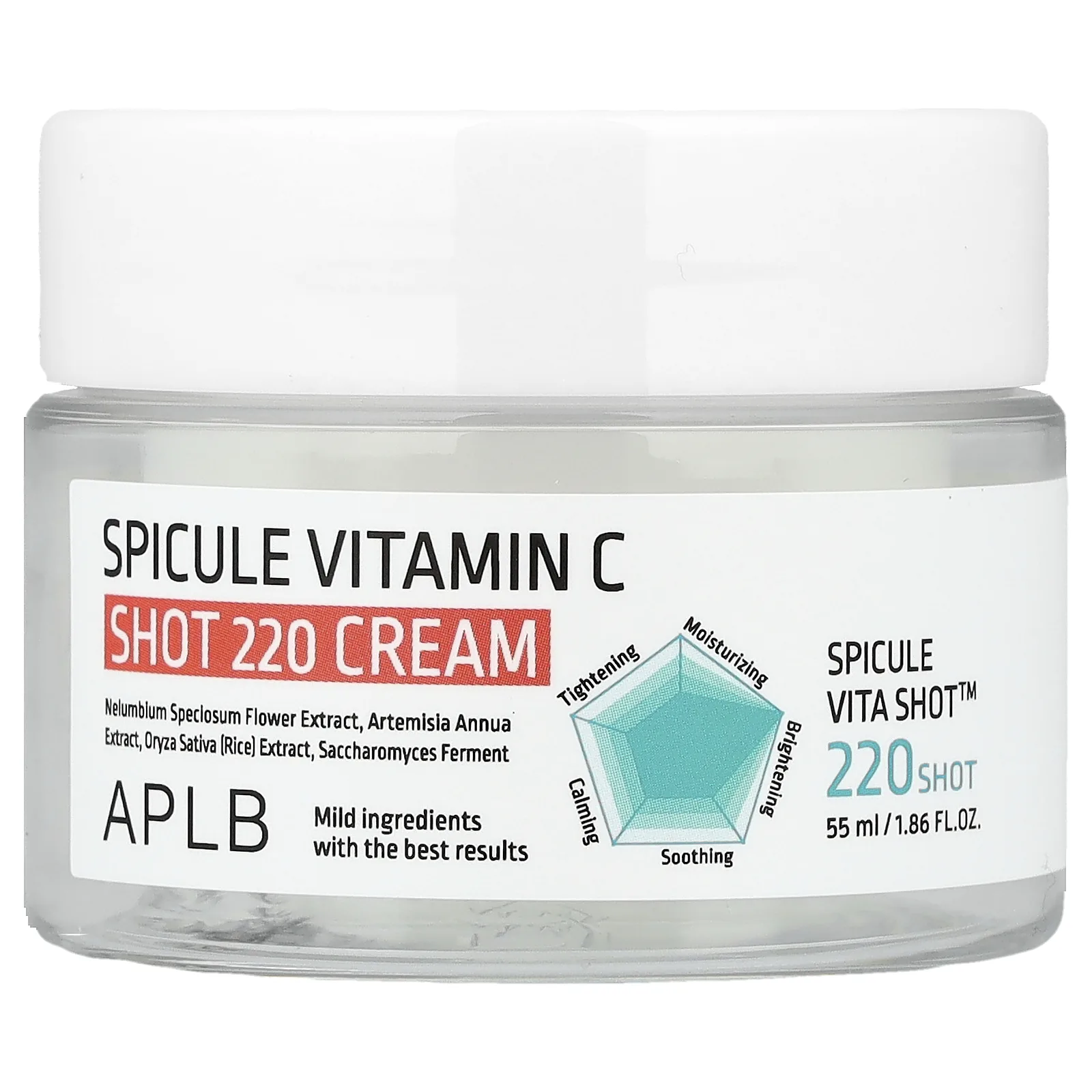 APLB, Крем Spicule Vitamin C Shot 220, 55 мл (1,86 жидк. Унции)