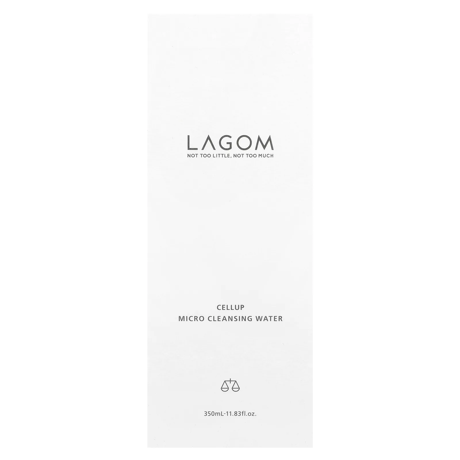 LAGOM, Cellup Micro Cleansing Water, 350 мл (11,83 жидк. Унции)