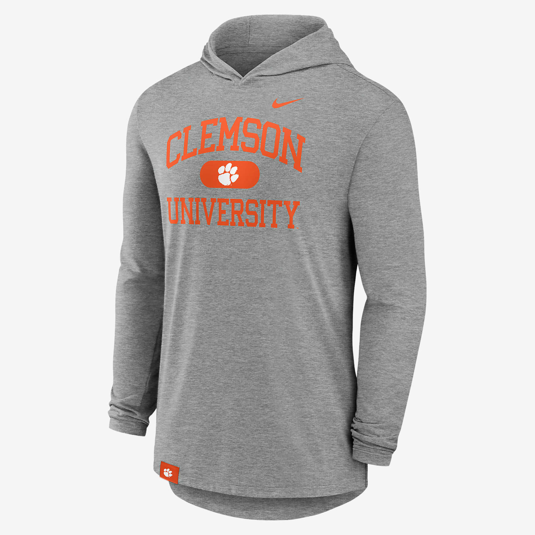Clemson Tigers Blitz Men's Nike Dri-FIT College Long-Sleeve Hooded T-Shirt